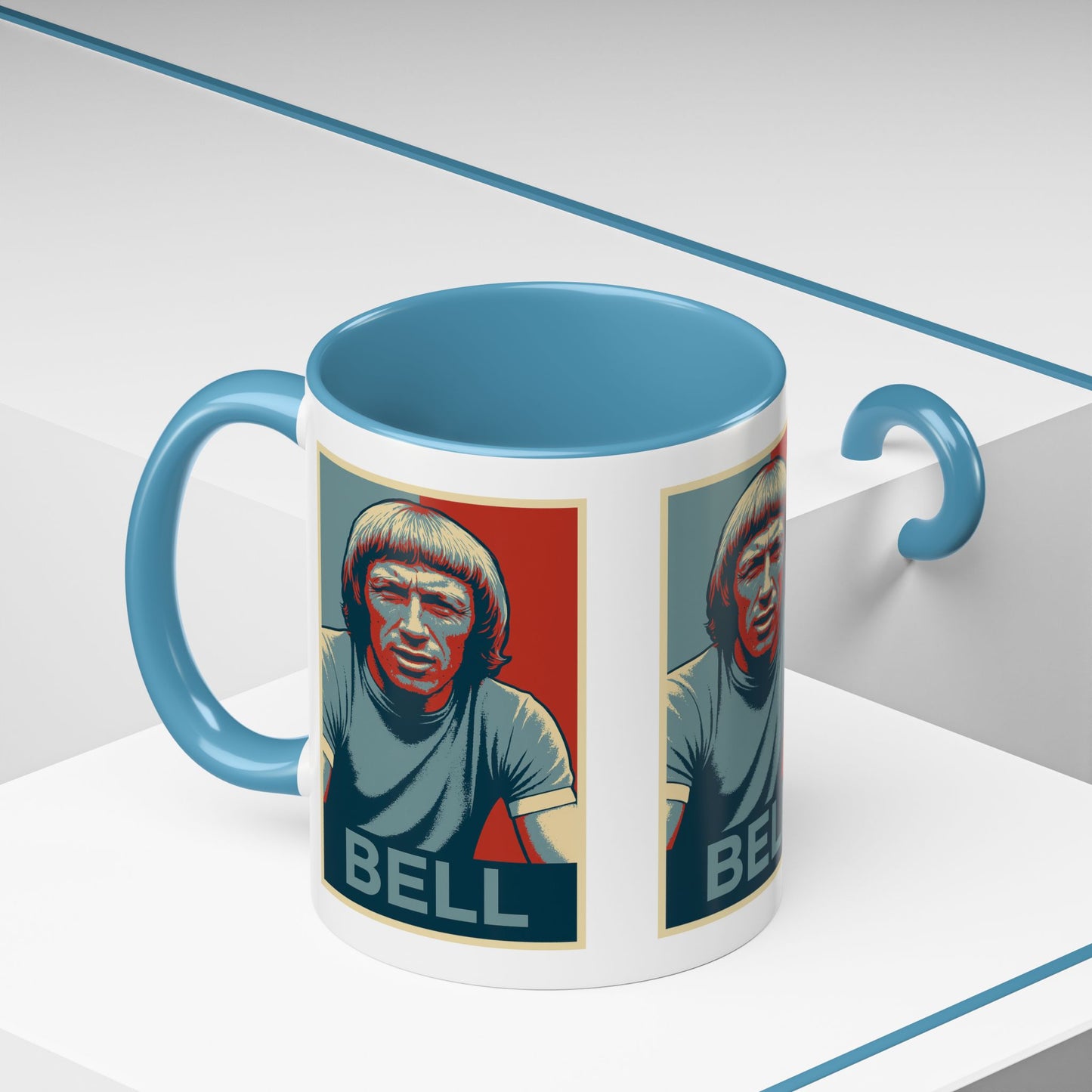 Colin Bell Hope Poster Mug - Manchester City