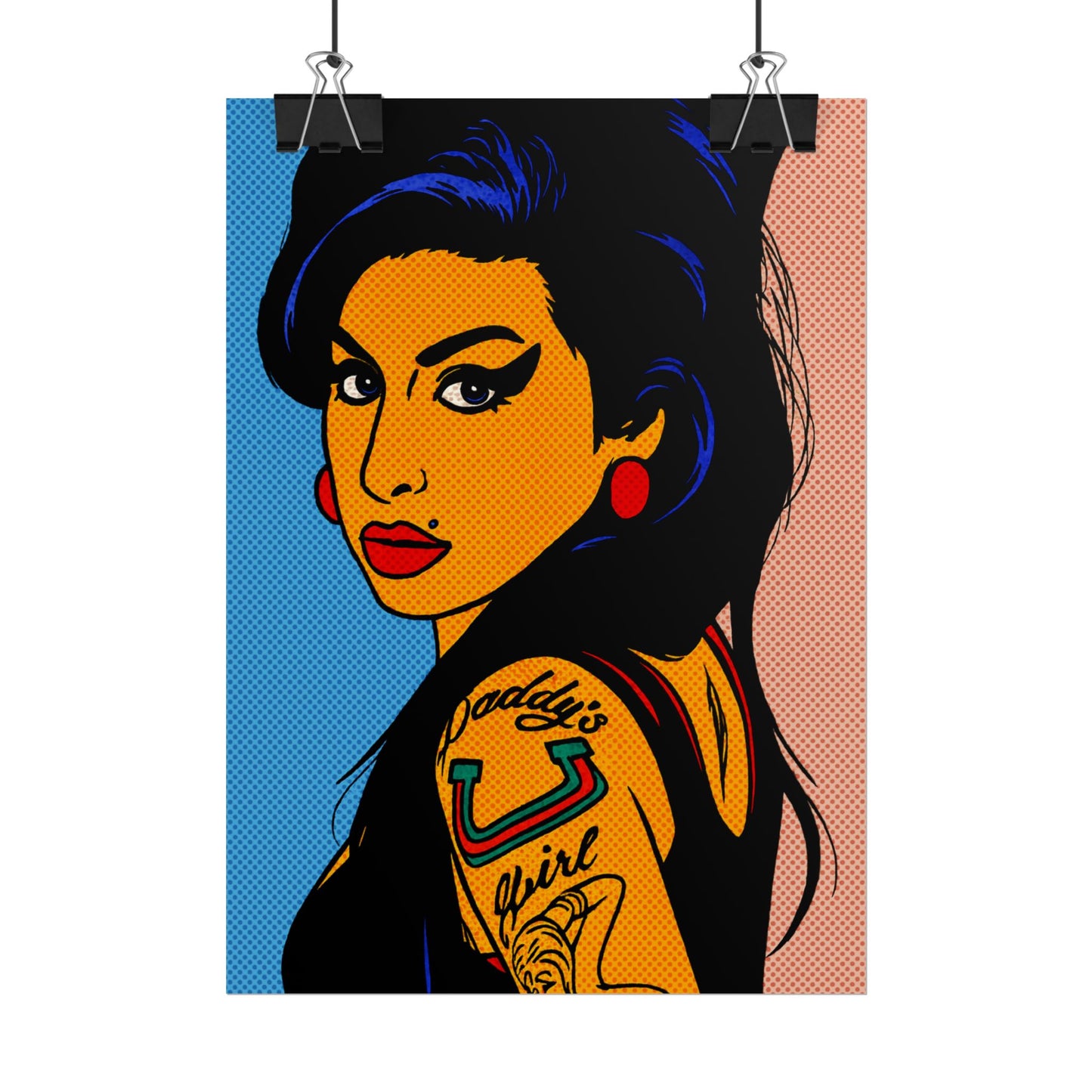Amy Winehouse Pop Art Poster