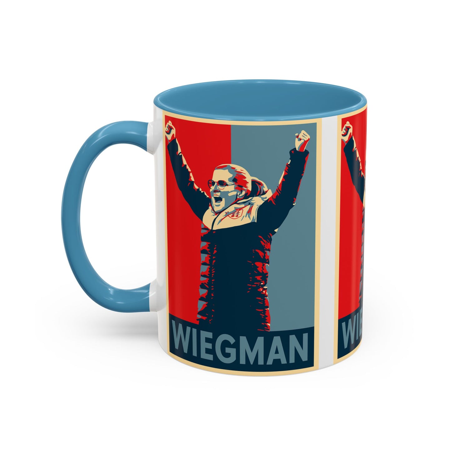 Sarina Wiegman Arms Up Mug - England