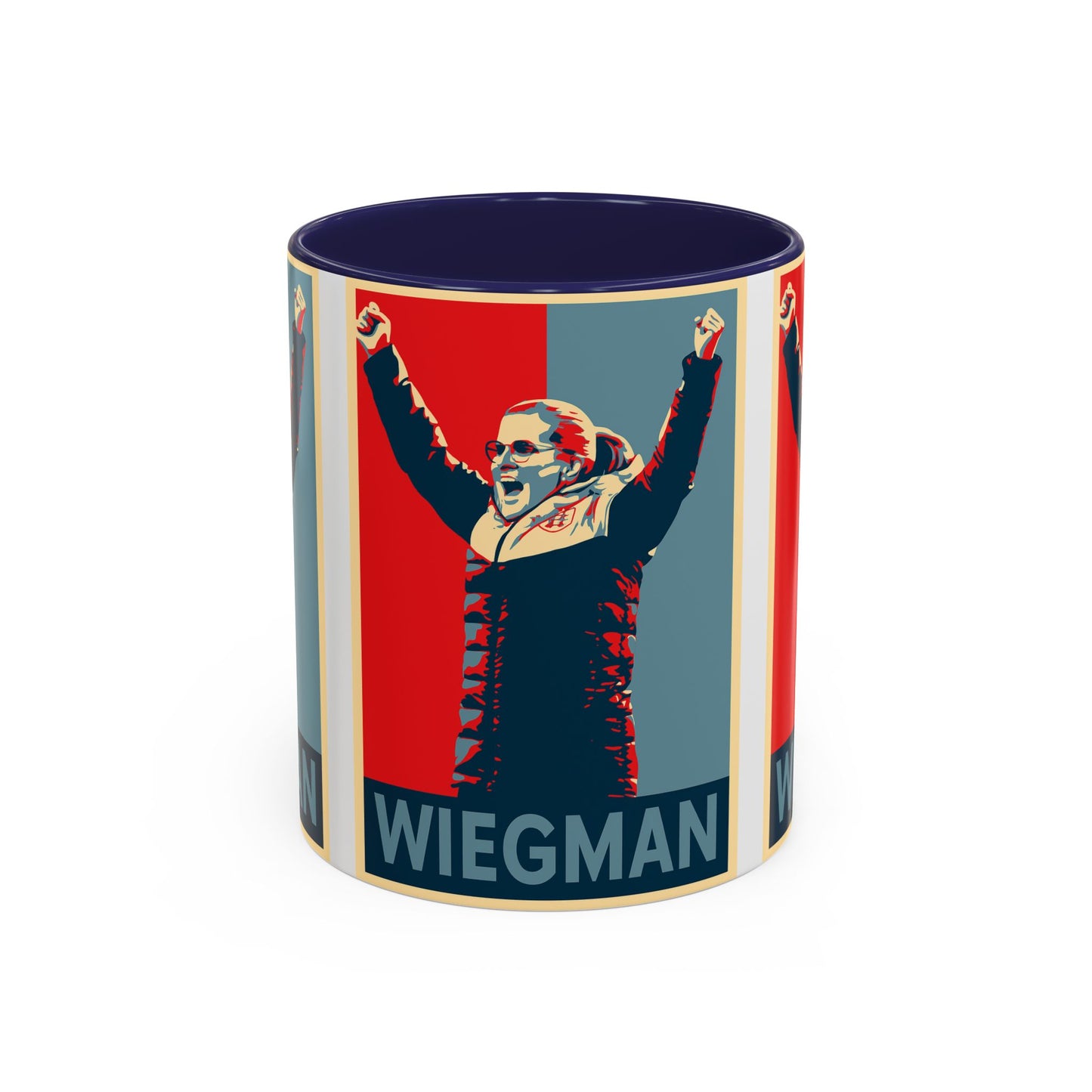 Sarina Wiegman Arms Up Mug - England