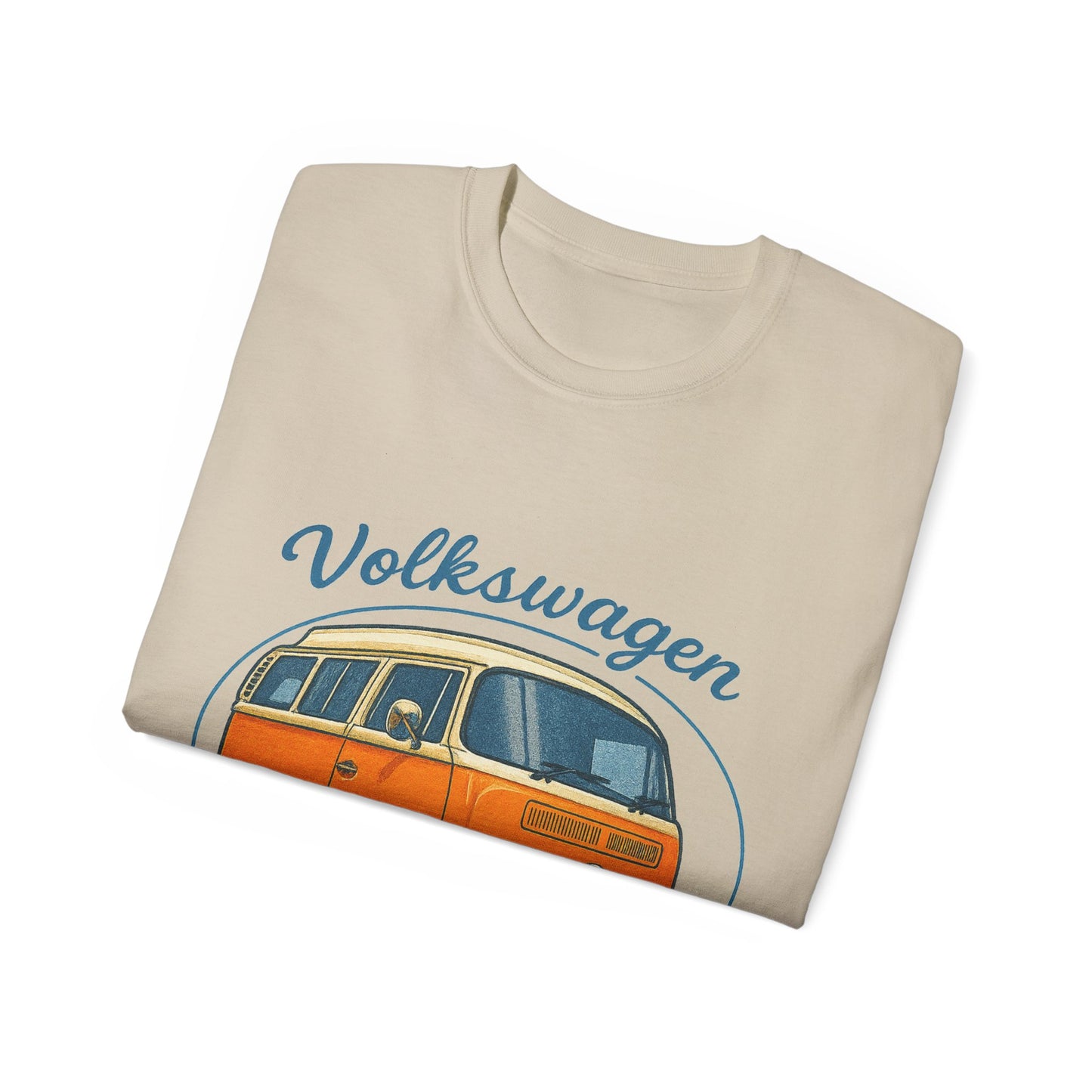 Vintage Volkswagen Camper Van Light Orange T-Shirt