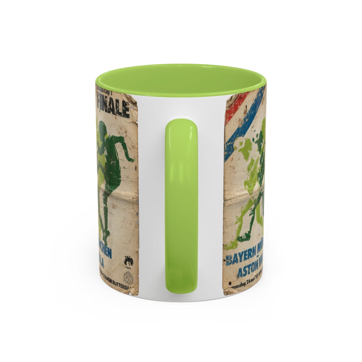 1982 European Cup Final Aston Villa Bayern Munich Poster Coffee Mug (11, 15oz)