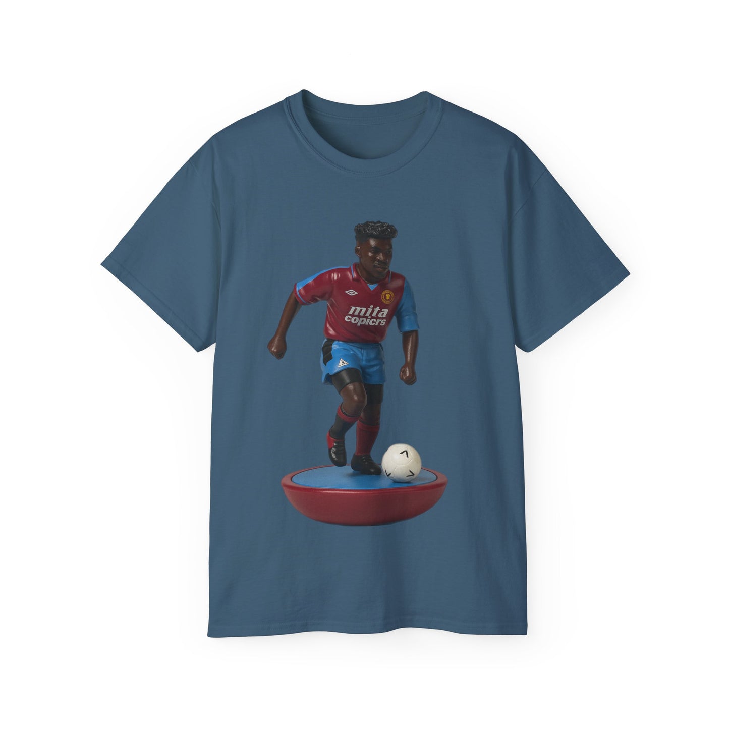 Tony Daley Subbuteo T-Shirt - Aston Villa