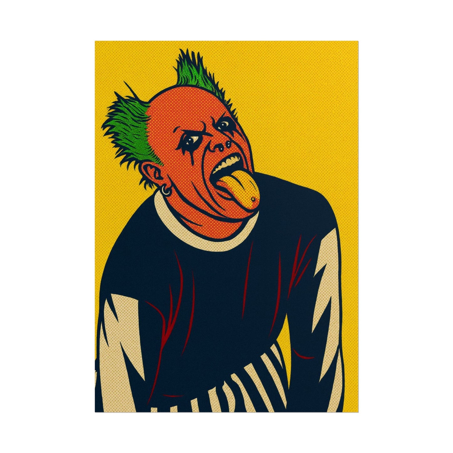 Keith Flint Prodigy Pop Art Poster