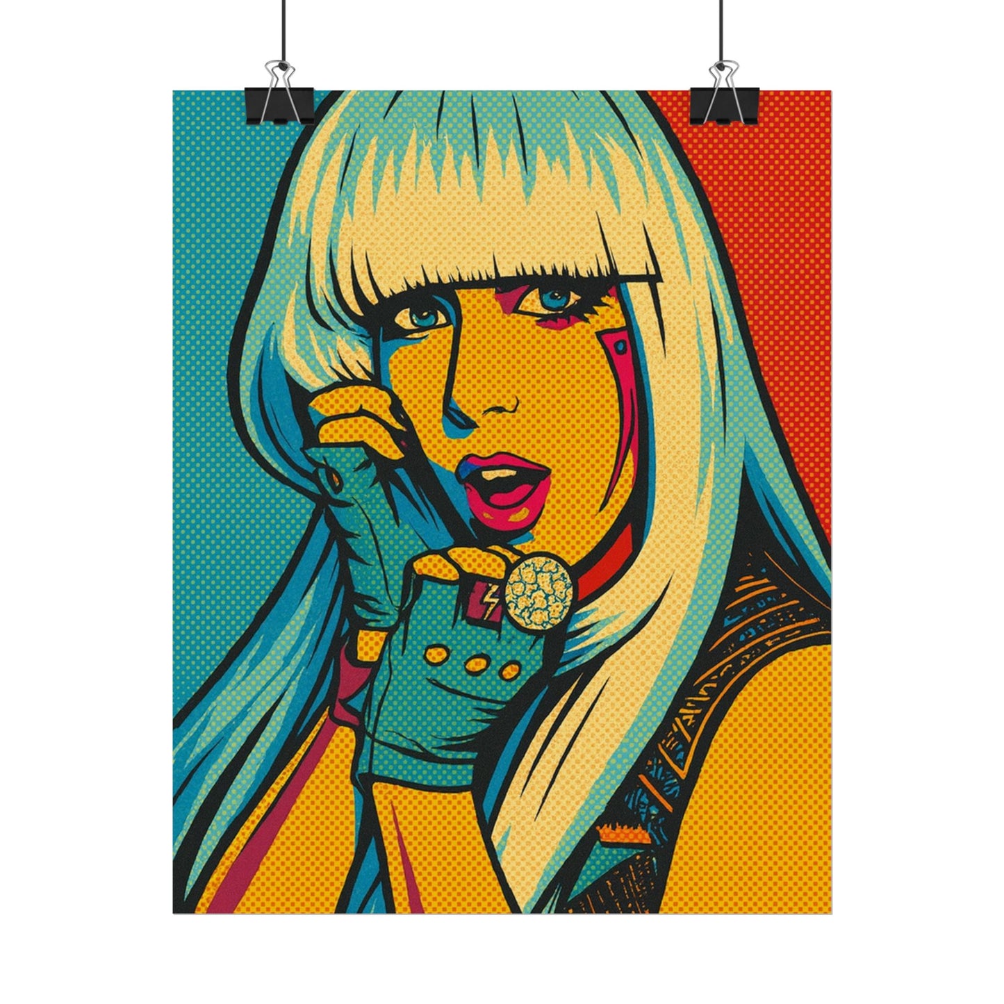 Lady G a g a Pop Art Poster
