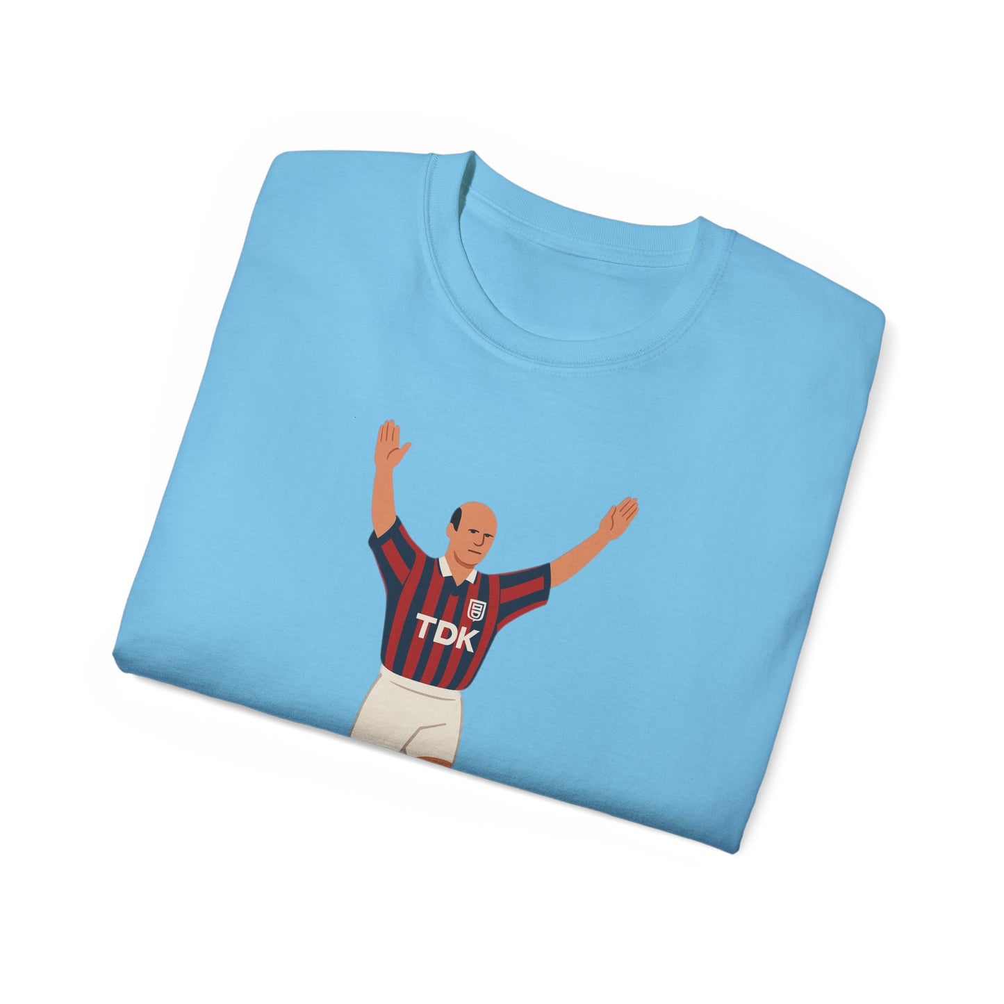 Attilio Lombardo Cartoon Subbuteo T-Shirt - Crystal Palace