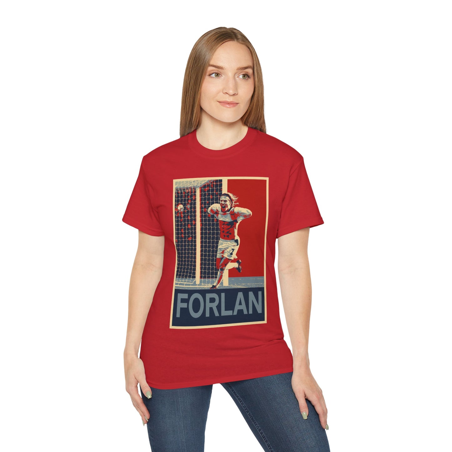 Diego Forlan Liverpool Goal Celebration T-Shirt - Manchester United