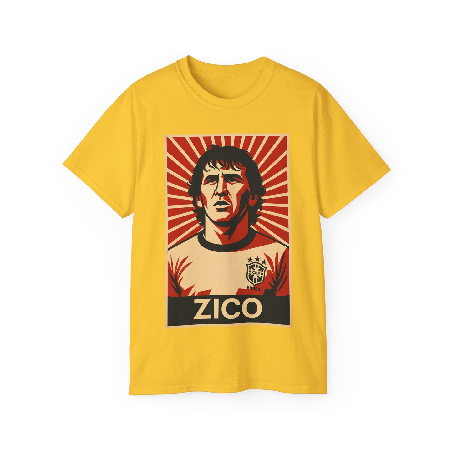 Zico Poster T-Shirt - Brazil
