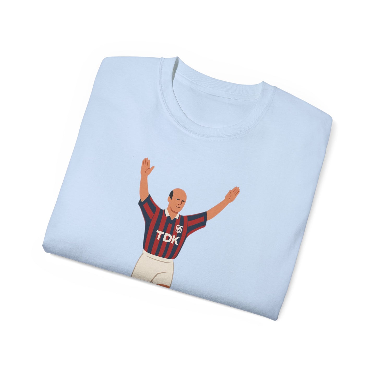 Attilio Lombardo Cartoon Subbuteo T-Shirt - Crystal Palace