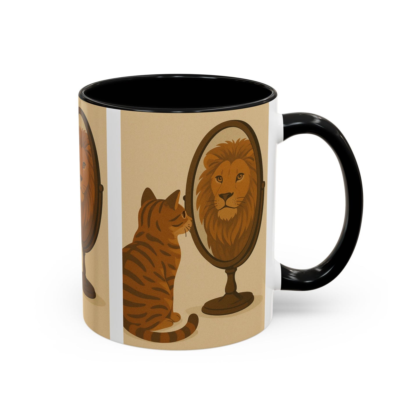 Cat and Lion Mug