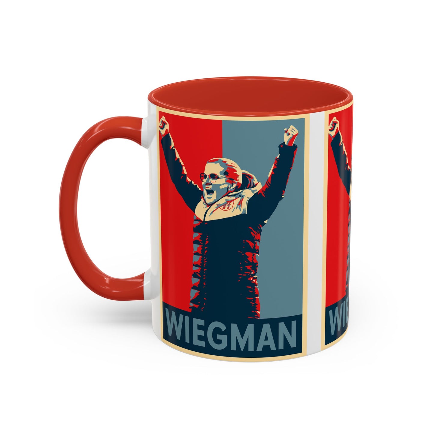 Sarina Wiegman Arms Up Mug - England