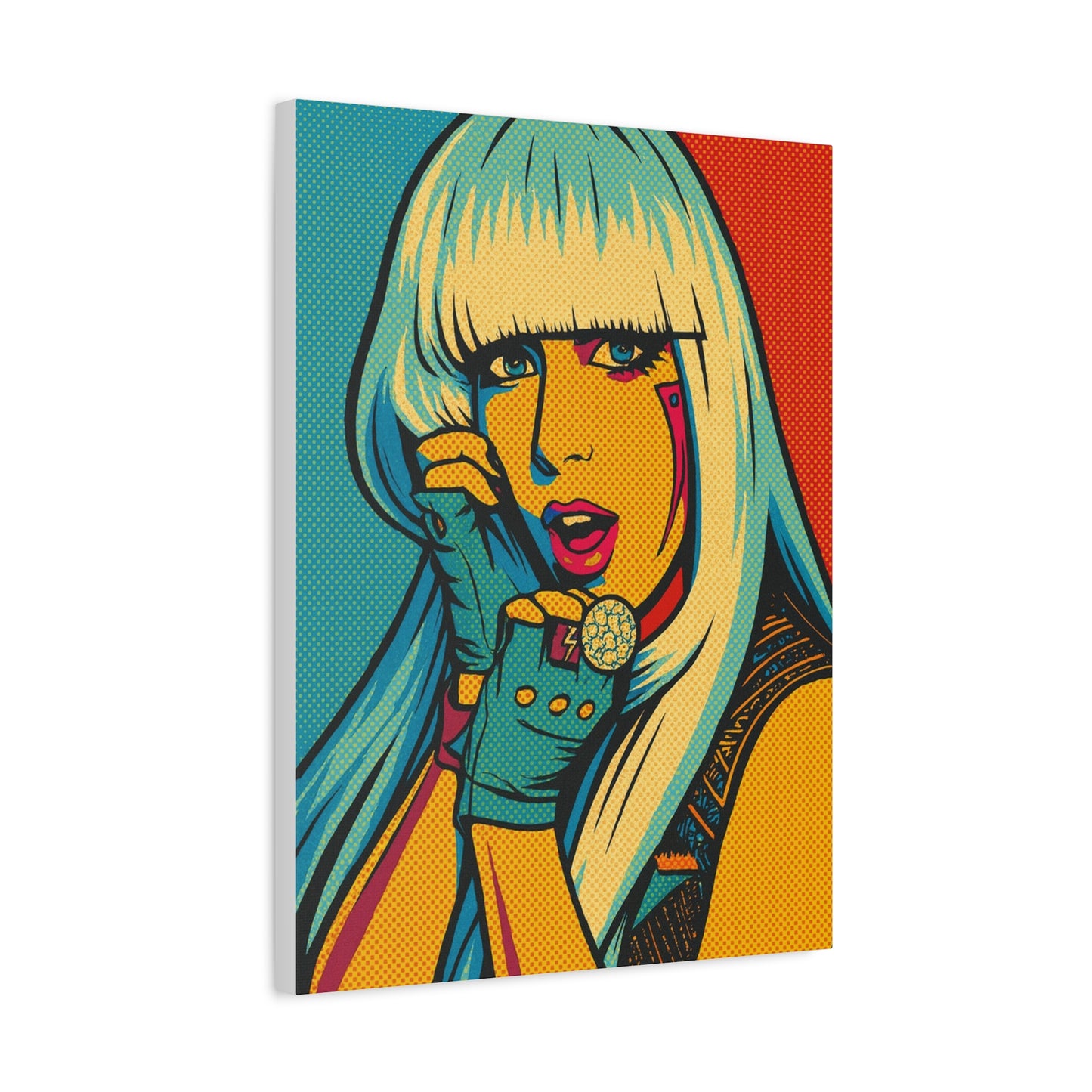 Lady G a g a Pop Art Canvas