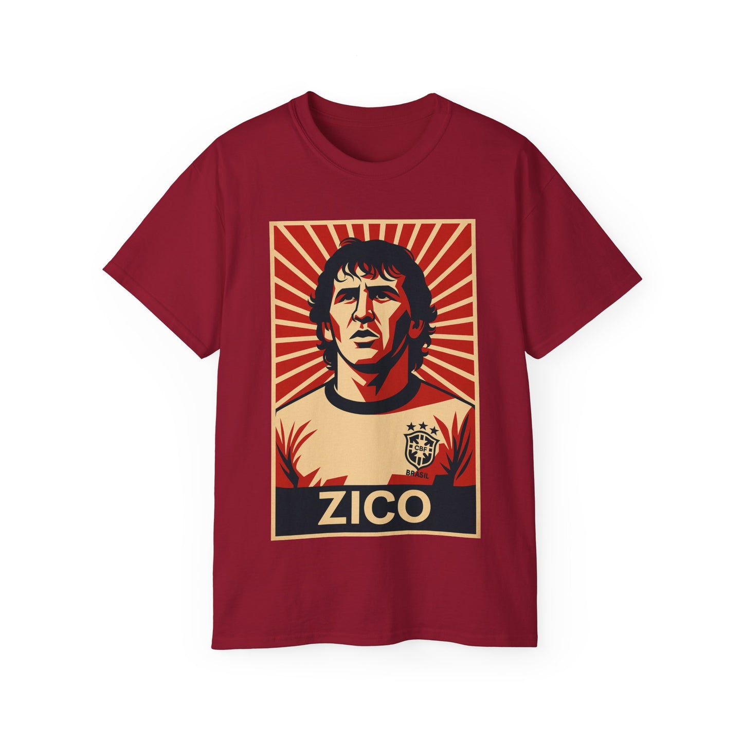 Zico Poster T-Shirt - Brazil