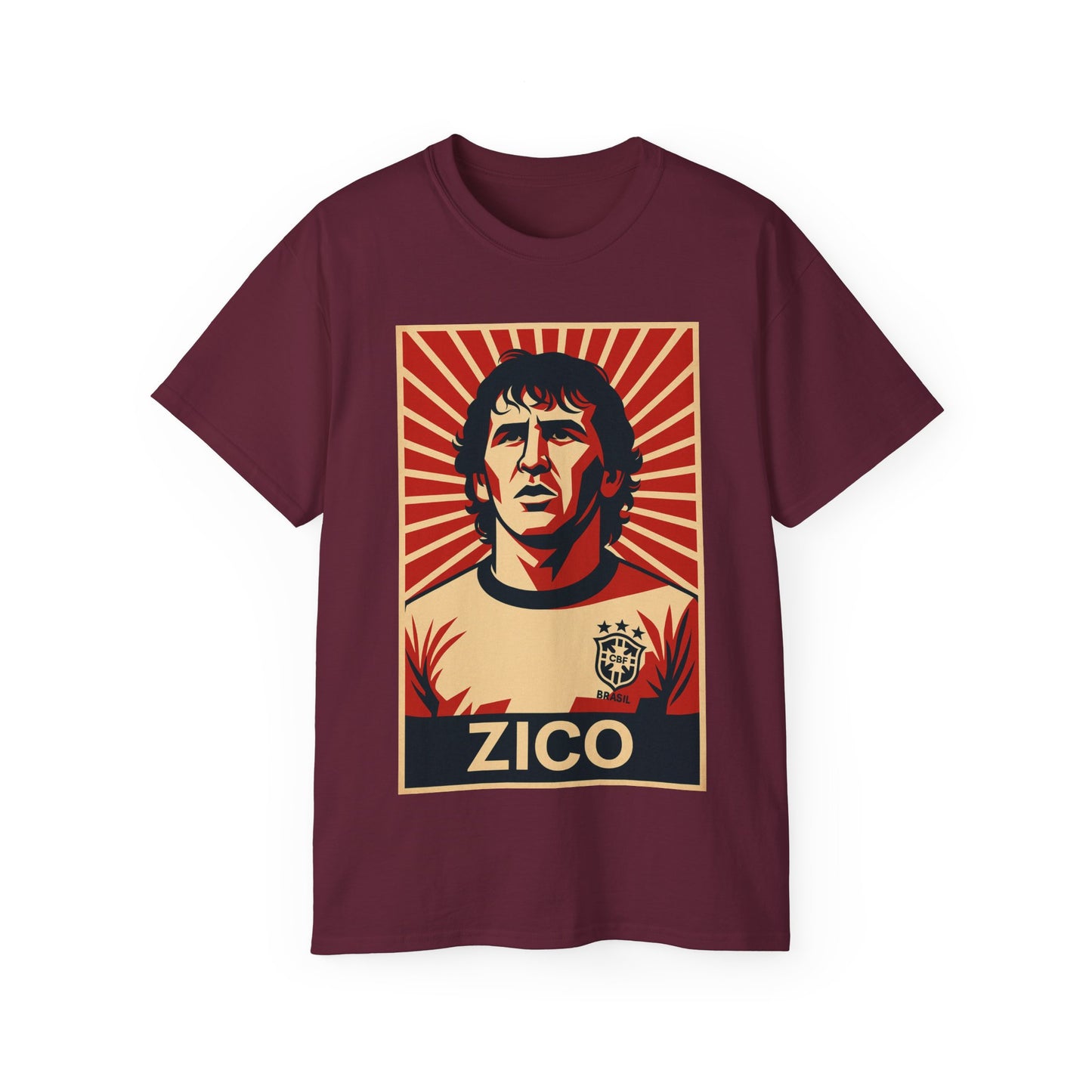 Zico Poster T-Shirt - Brazil