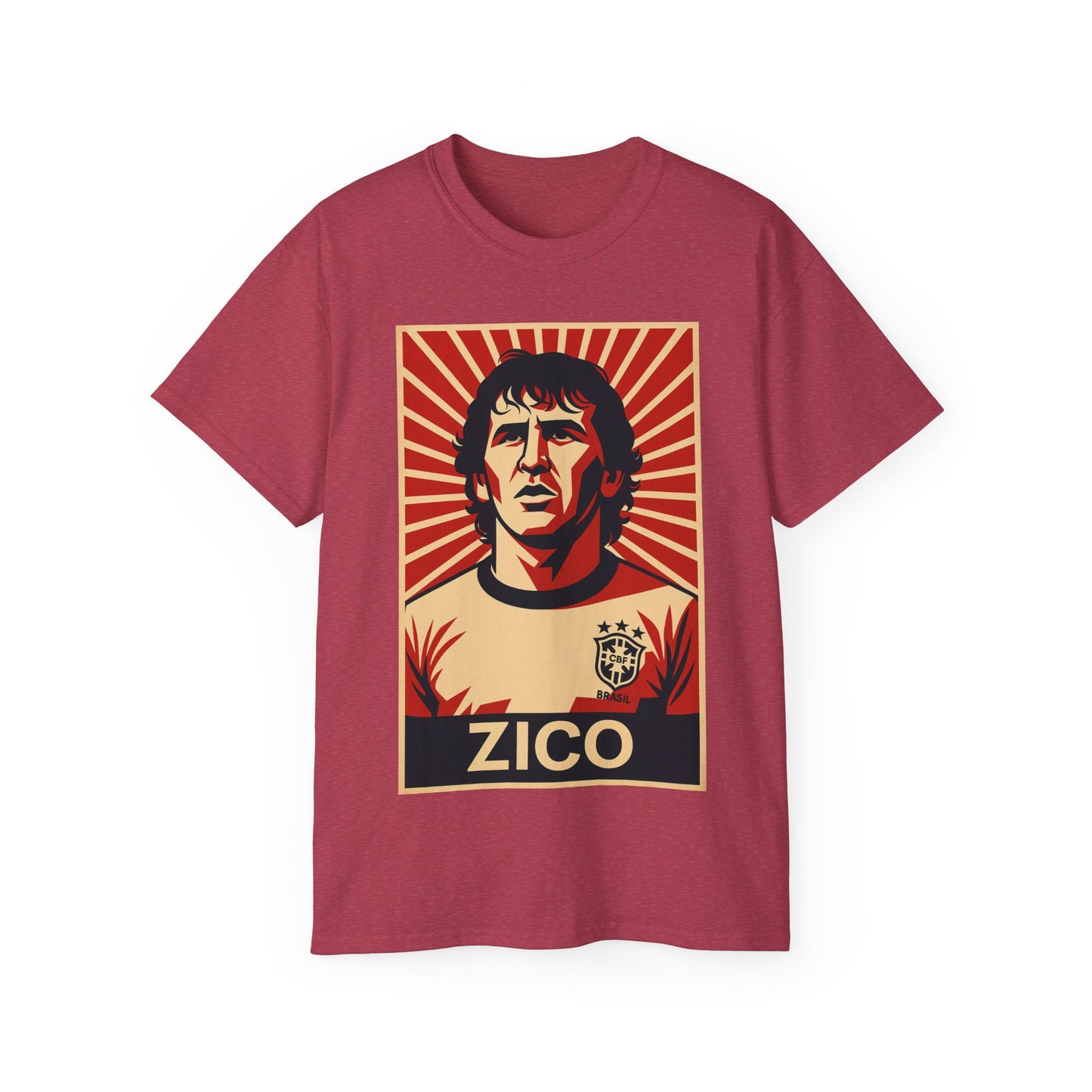 Zico Poster T-Shirt - Brazil