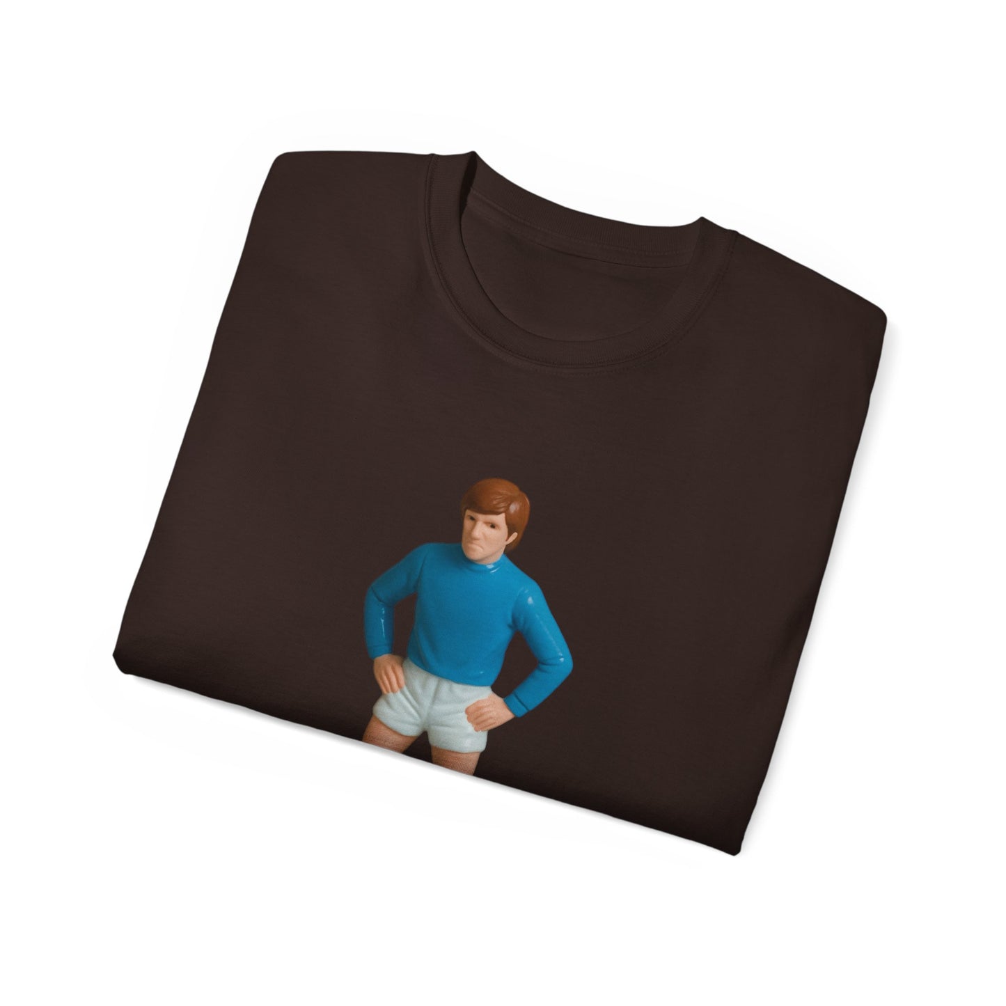 Colin Bell Cartoon Subbuteo T-Shirt - Manchester City