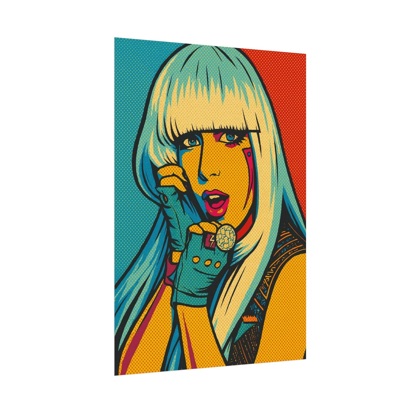 Lady G a g a Pop Art Poster