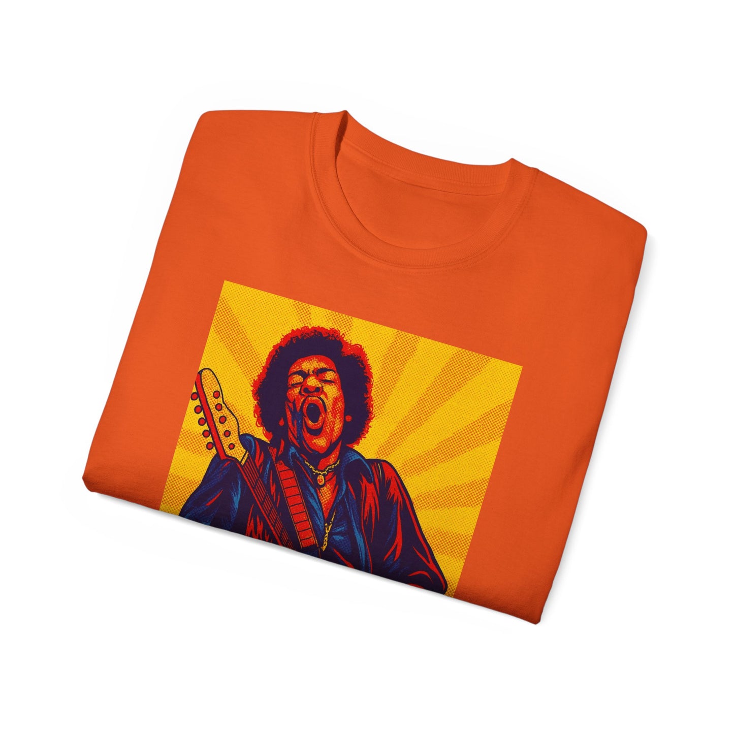 Jimi Hendrix Pop Art Guitar T-Shirt