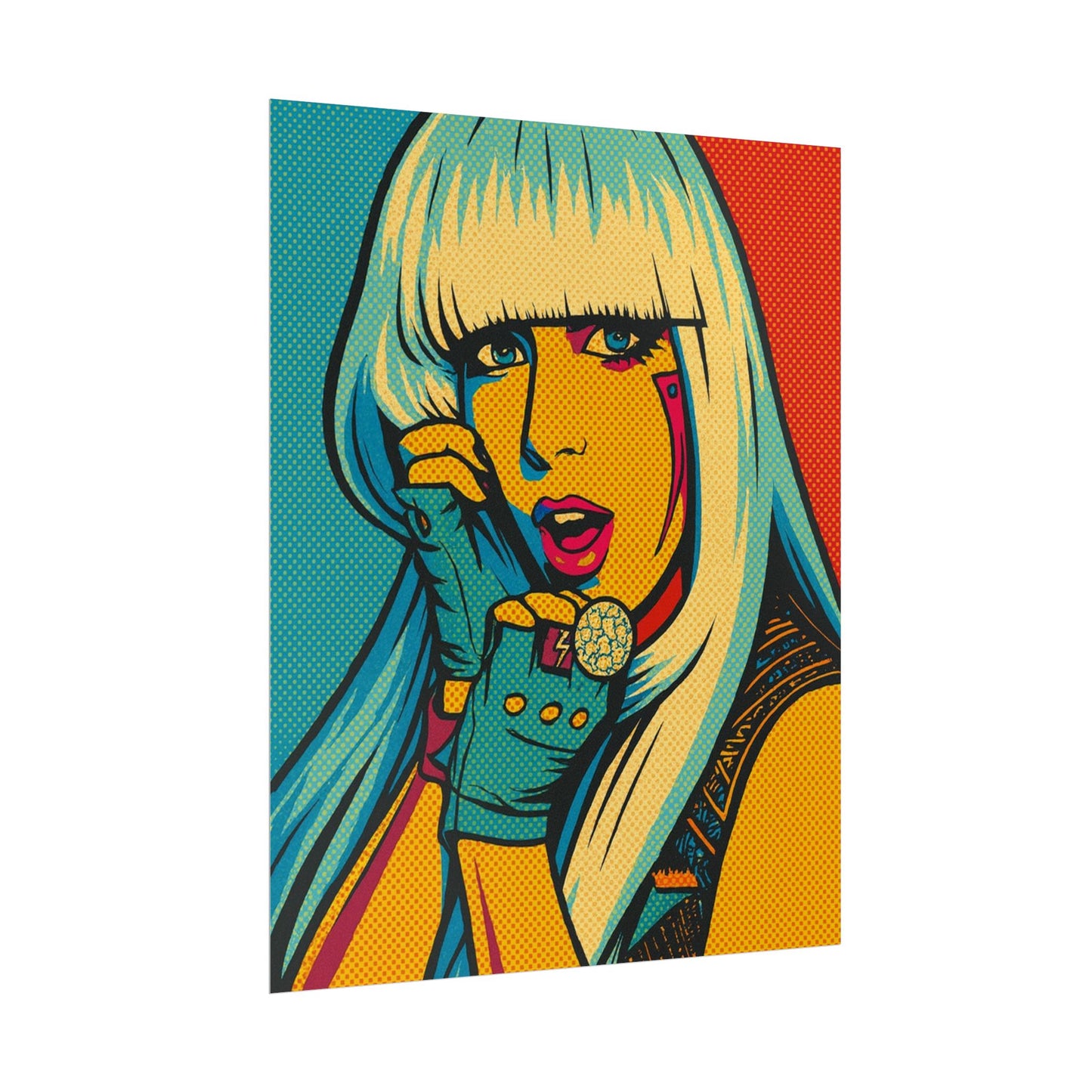 Lady G a g a Pop Art Poster