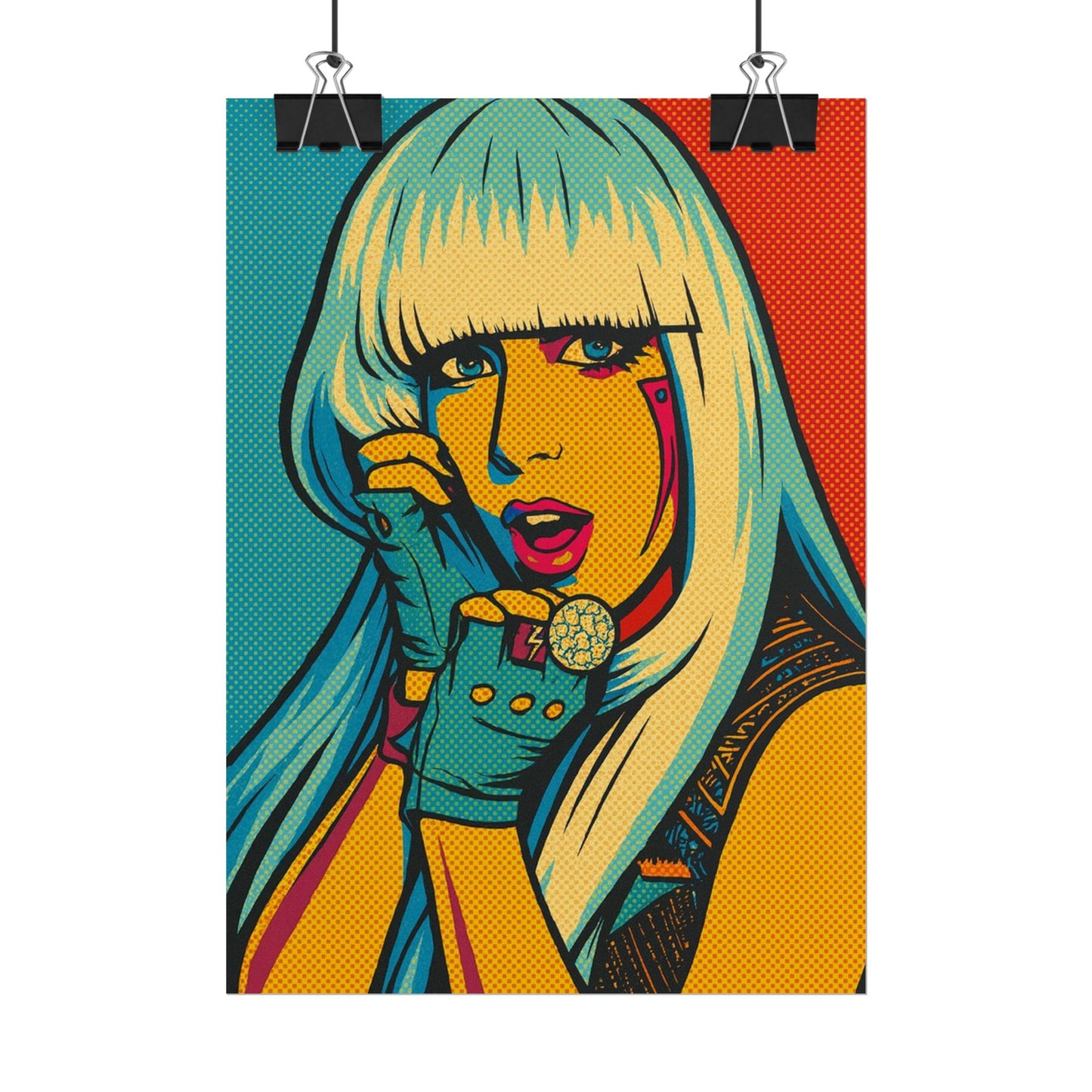 Lady G a g a Pop Art Poster