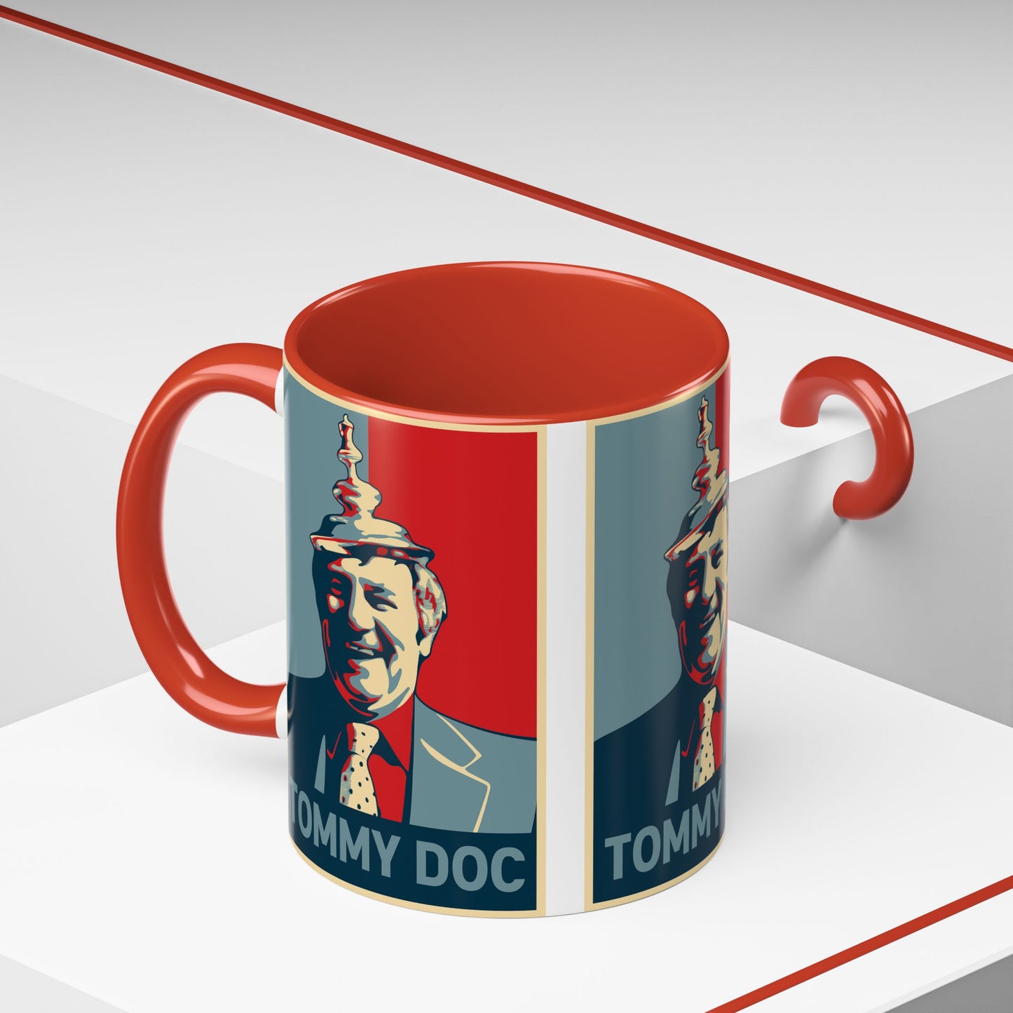 Tommy Docherty Hope Poster Mug - Manchester United