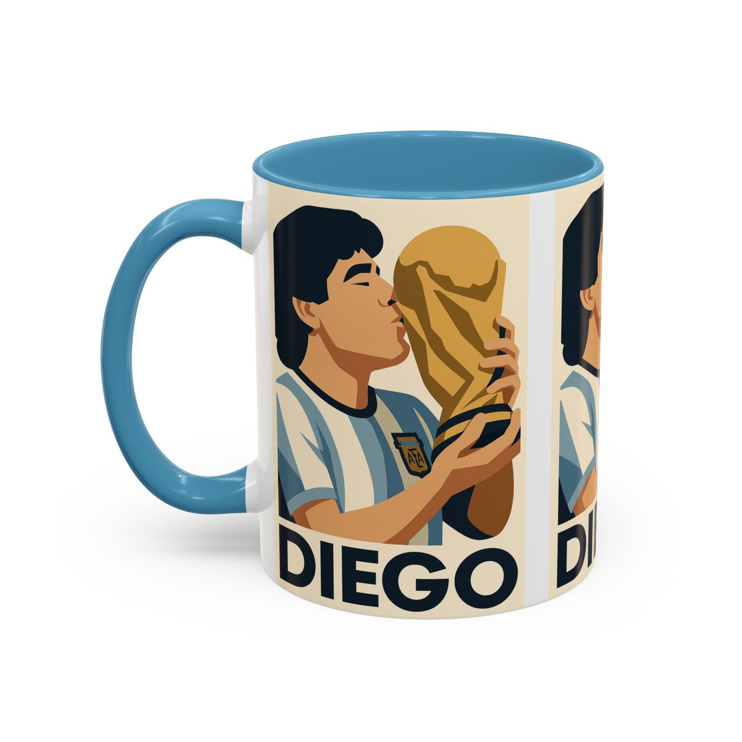 Diego Maradona Kiss Mug - Argentina