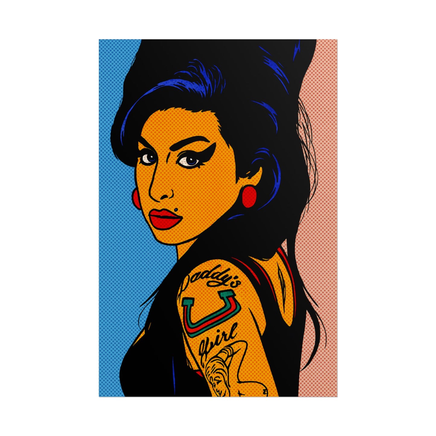 Amy Winehouse Pop Art Poster