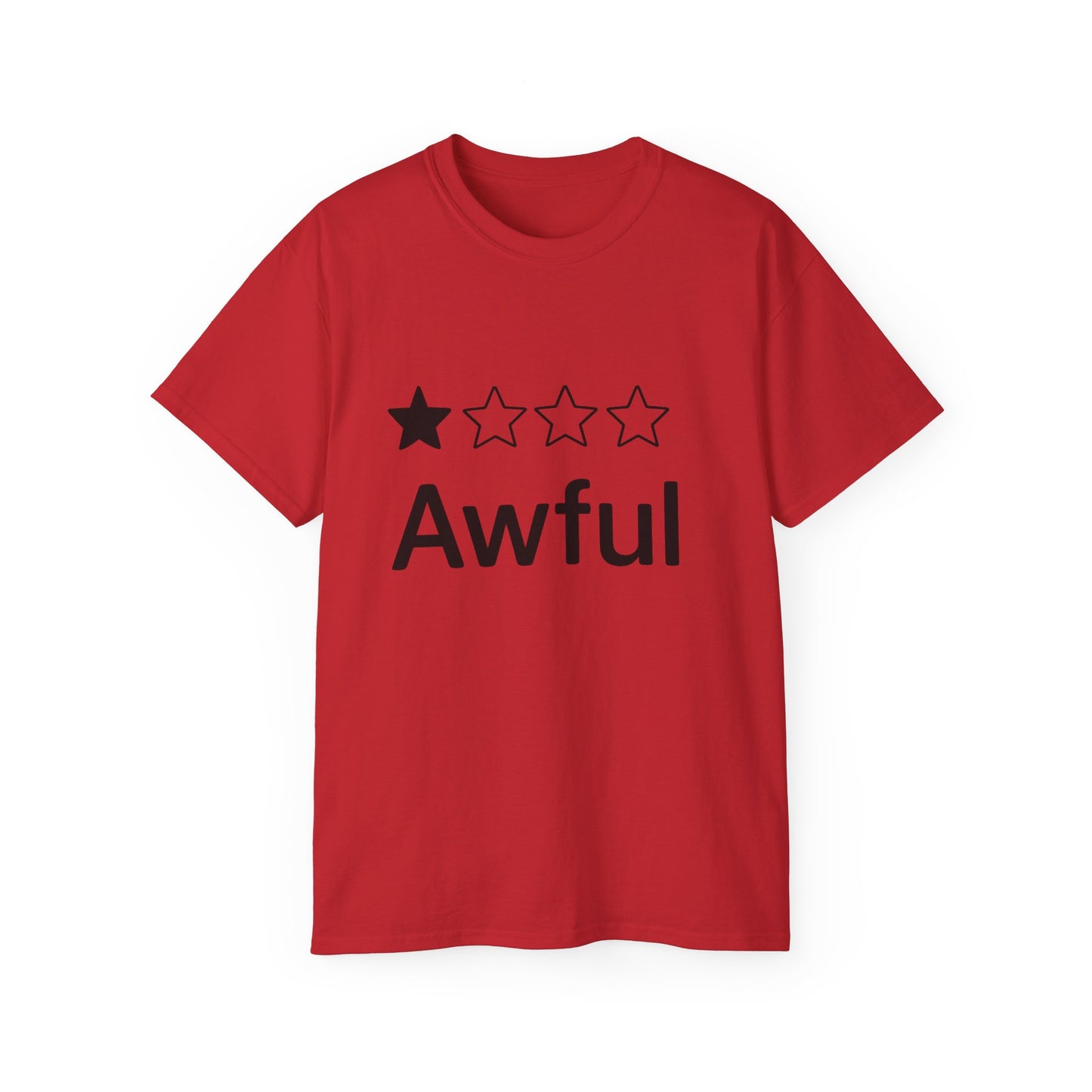 Awful Rating 1 Star Review T-Shirt