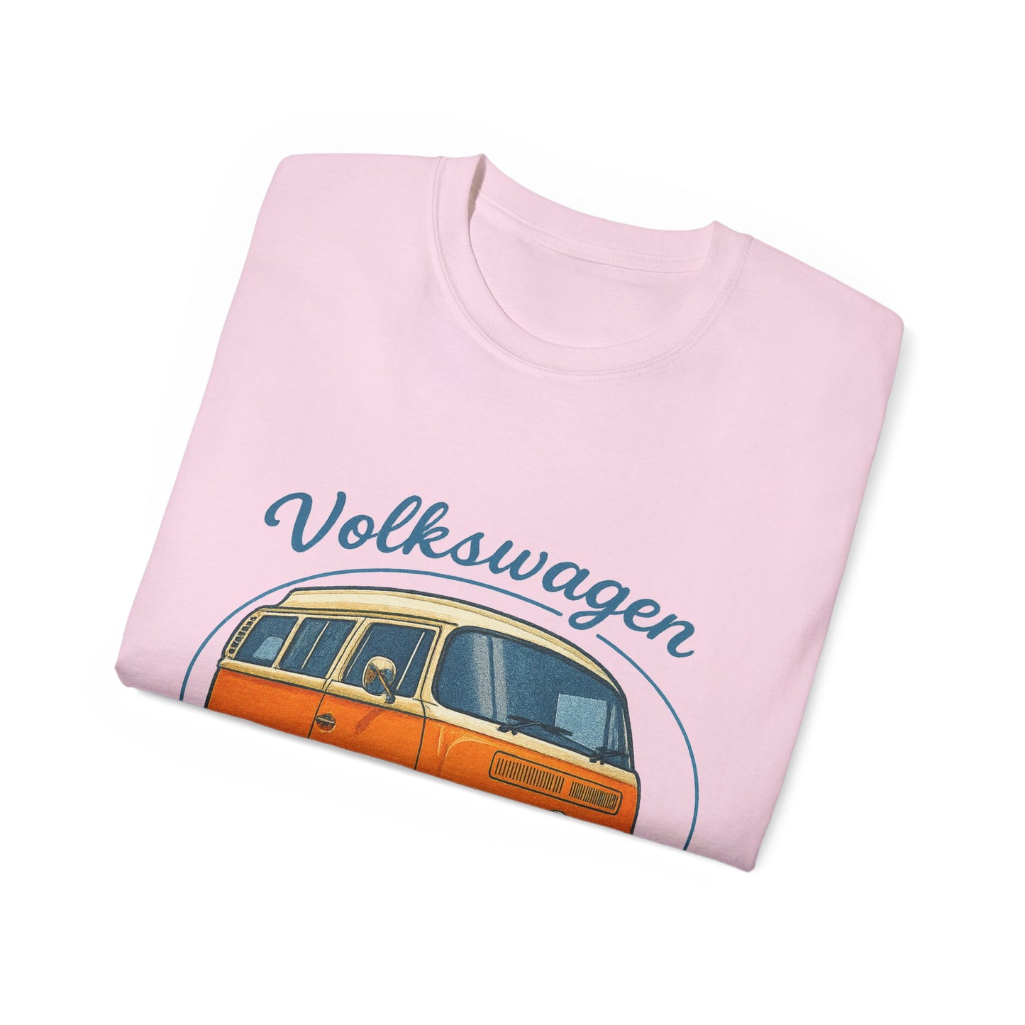 Vintage Volkswagen Camper Van Light Orange T-Shirt
