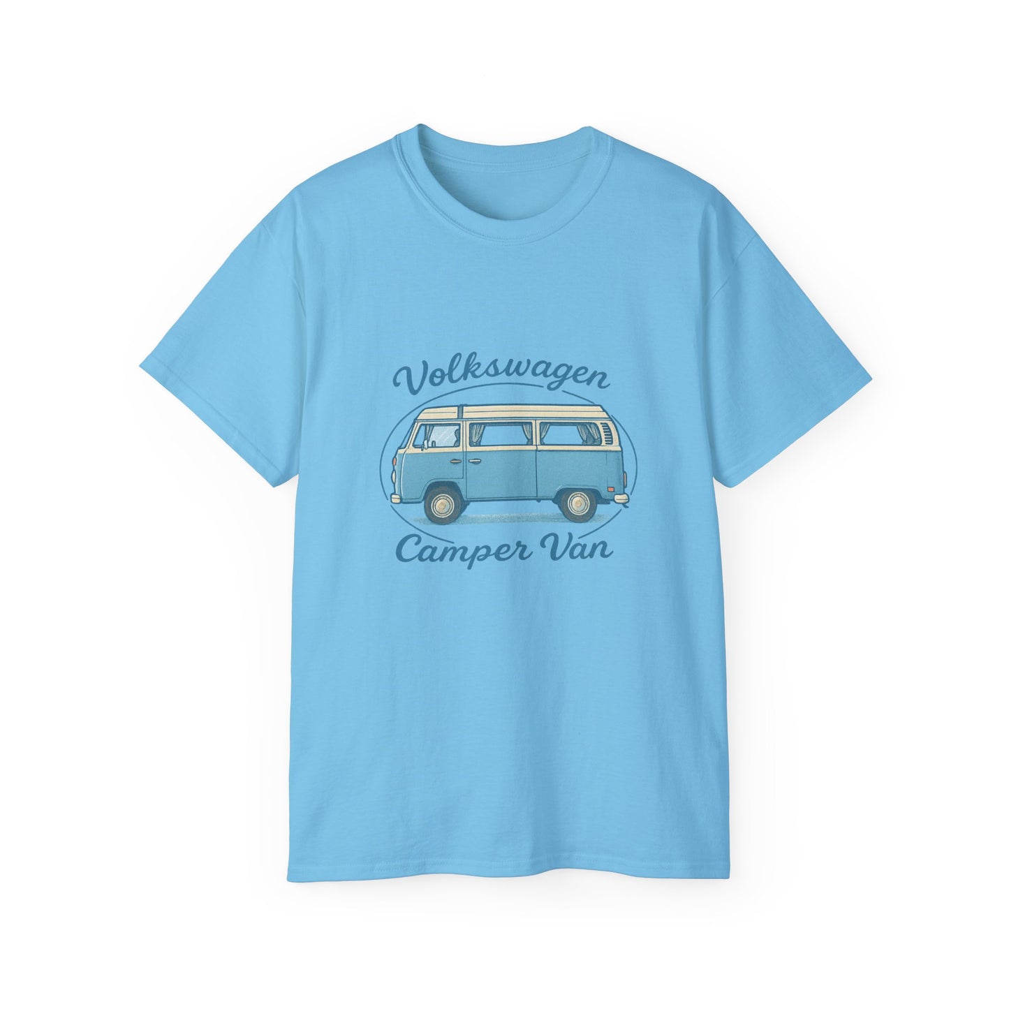 Volkswagen Camper Van Blue Side T-Shirt