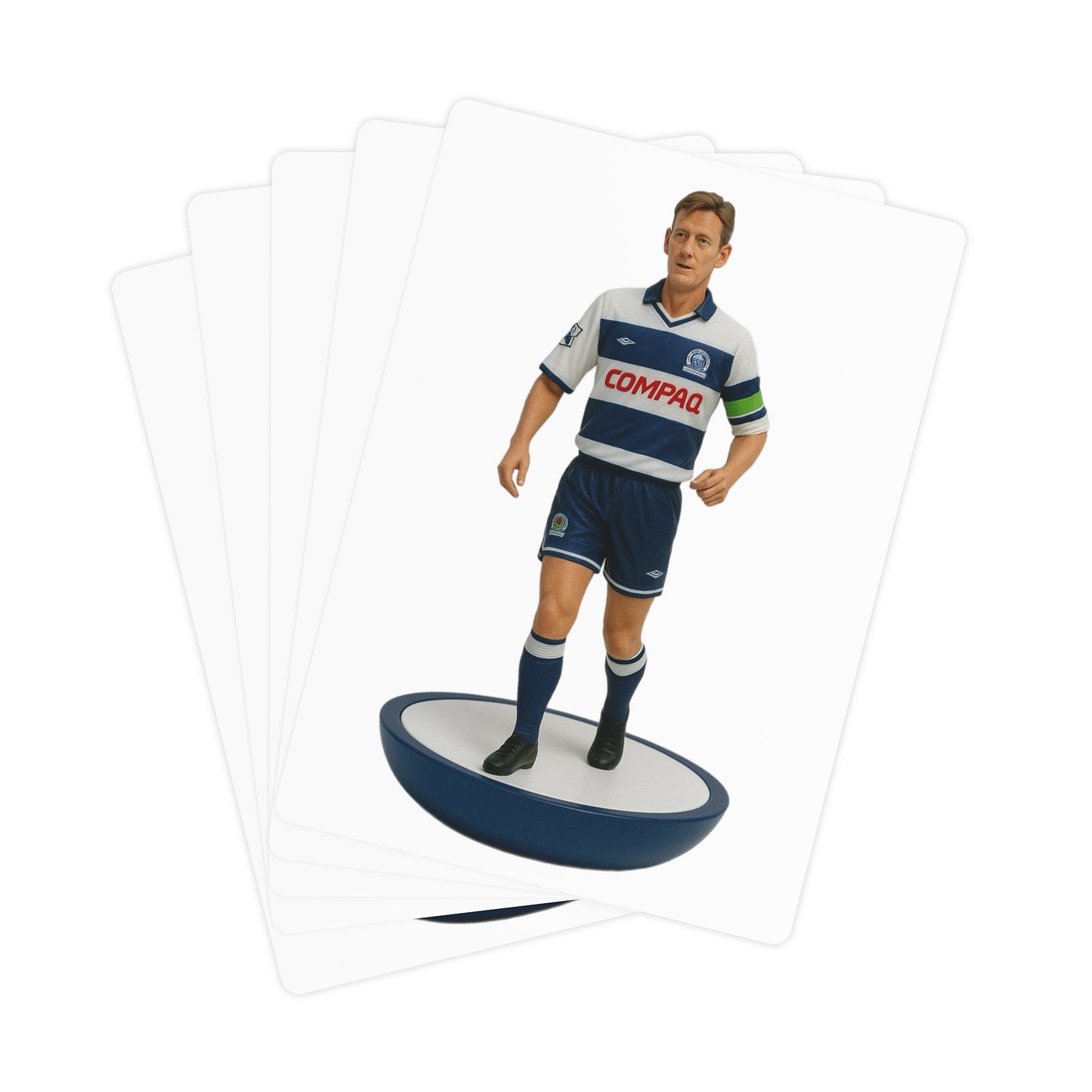 Alan McDonald Subbuteo Playing Cards - Queens Park Rangers (QPR)