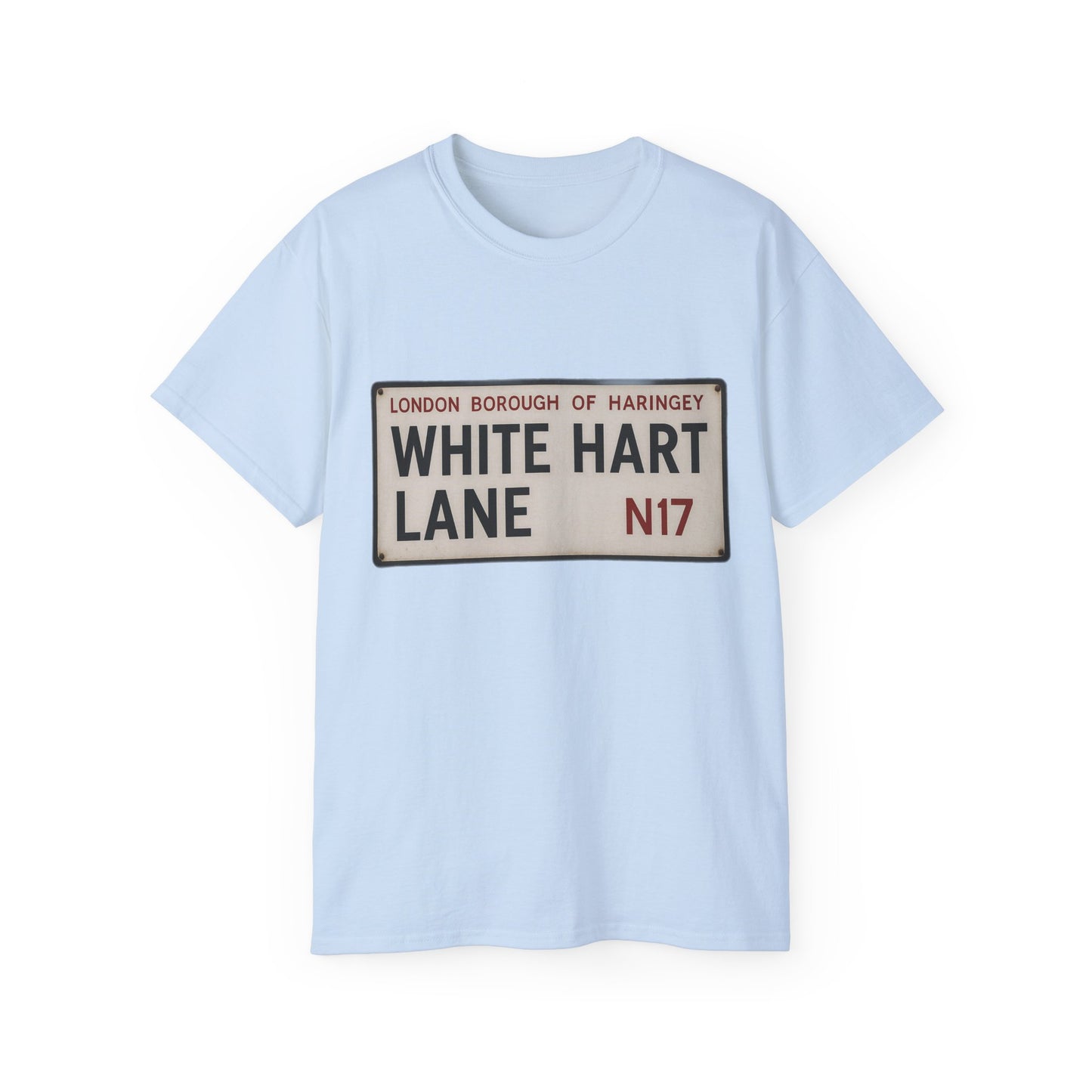 White Hart Lane Tottenham Hotspur Road Sign T-Shirt