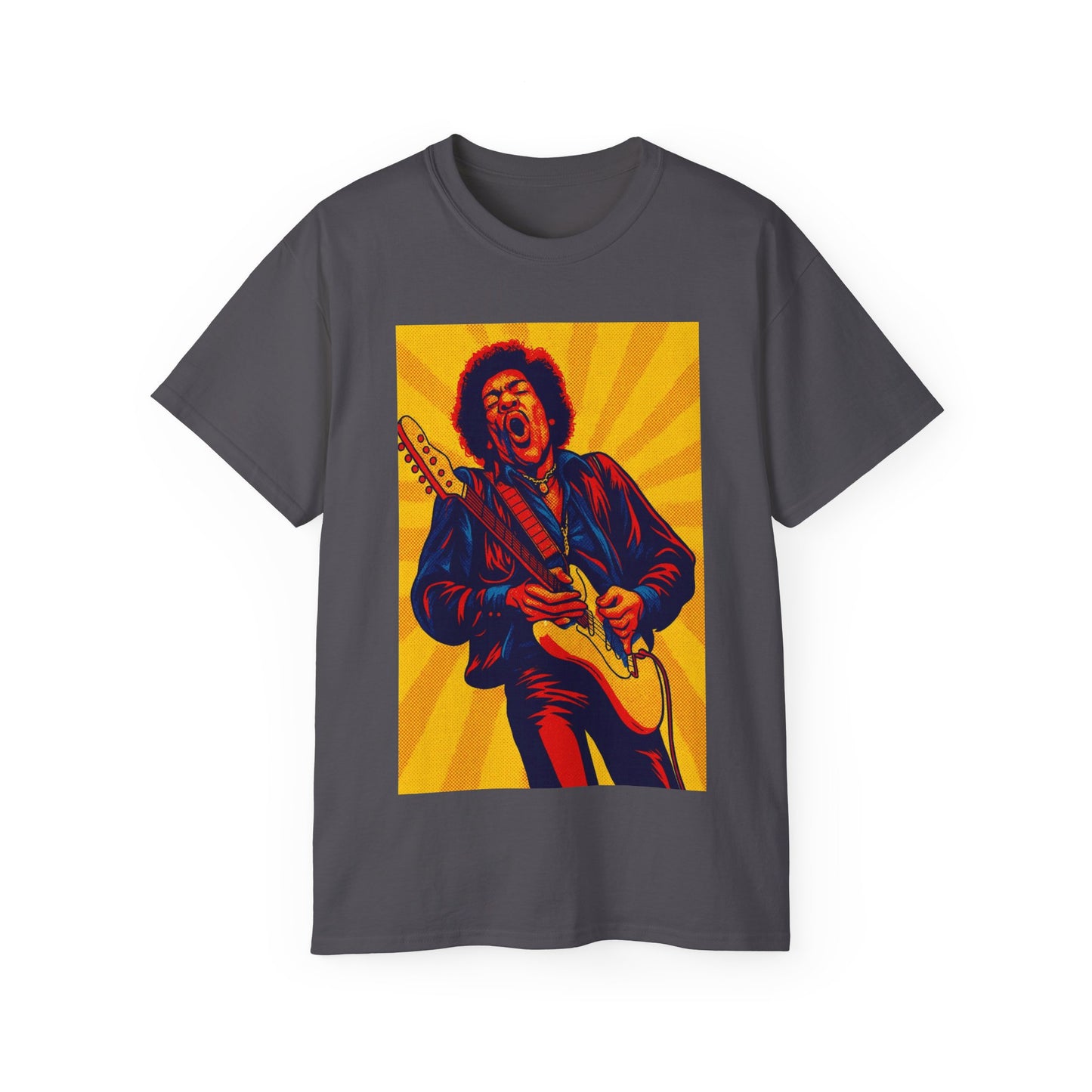 Jimi Hendrix Pop Art Guitar T-Shirt