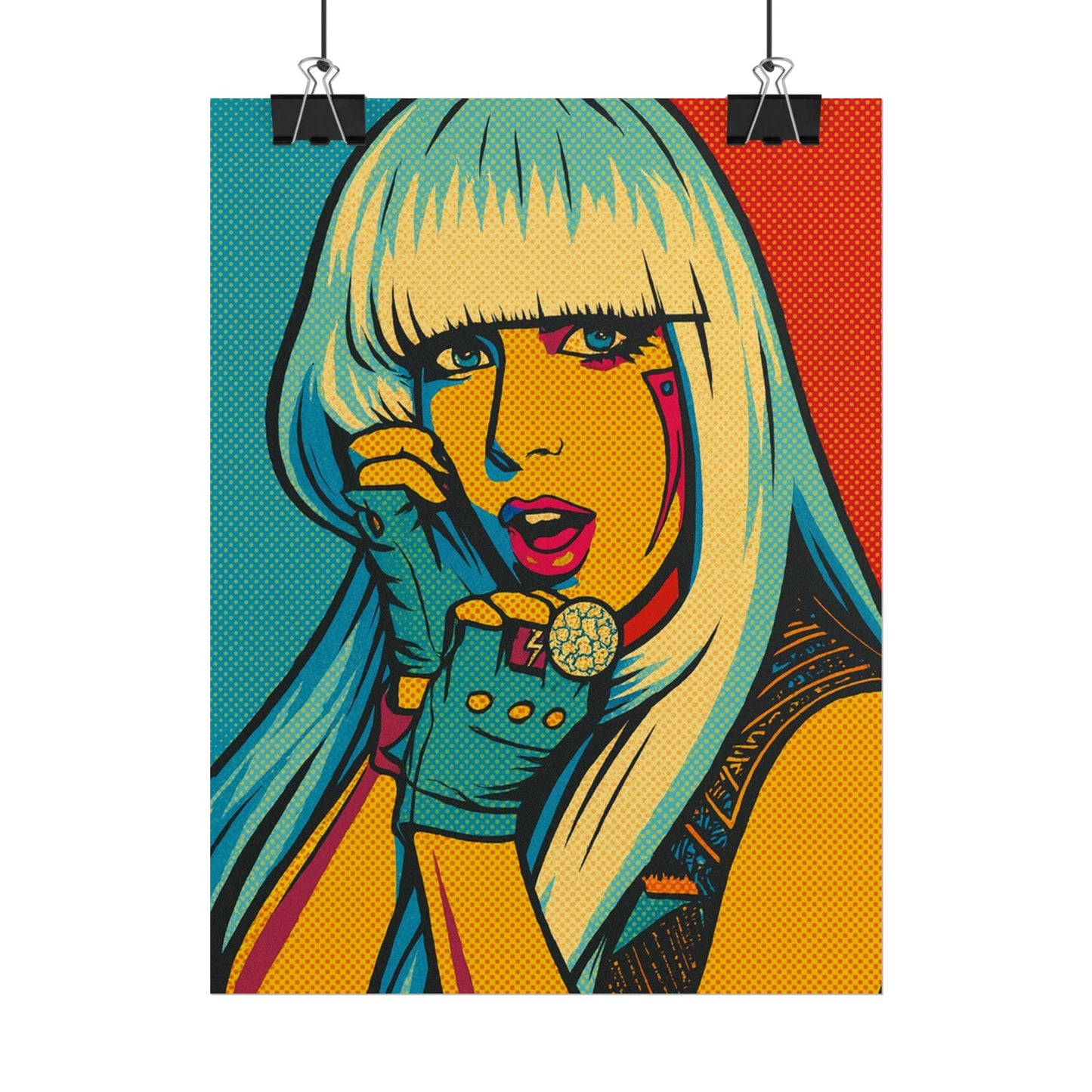 Lady G a g a Pop Art Poster