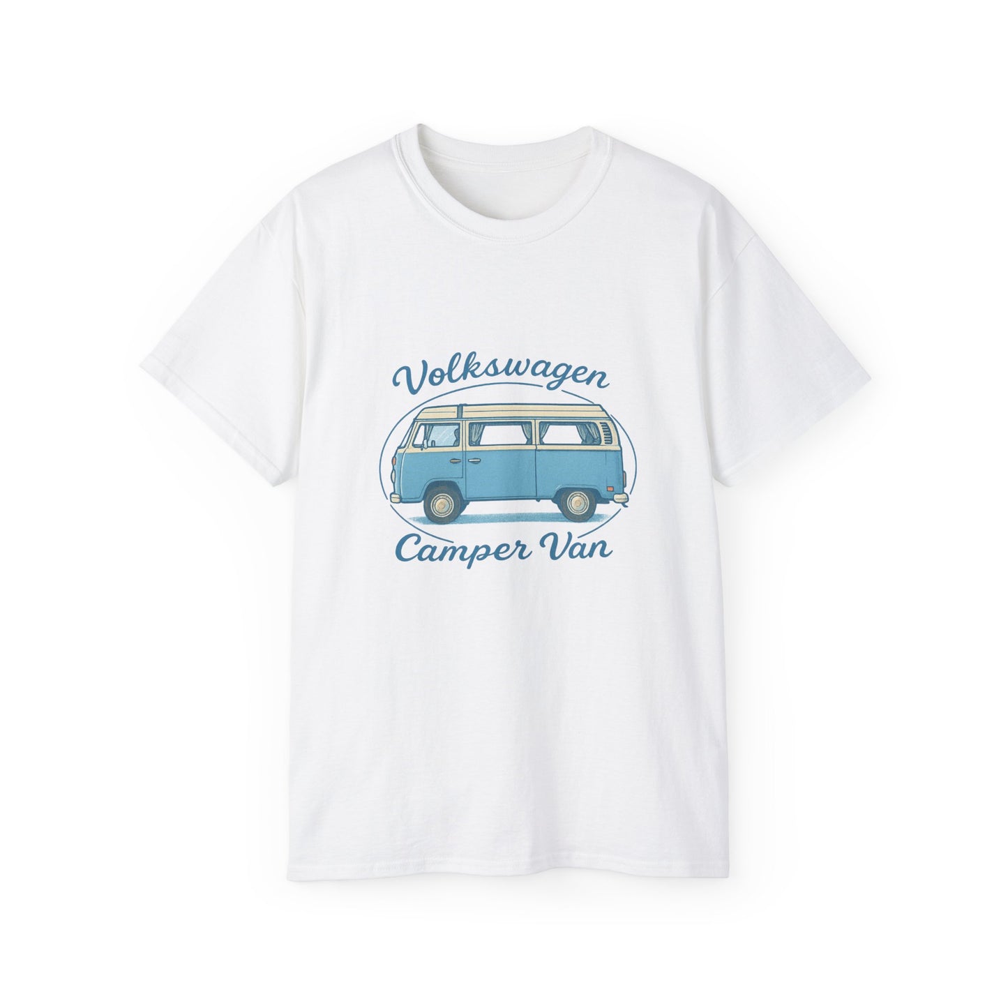 Volkswagen Camper Van Blue Side T-Shirt