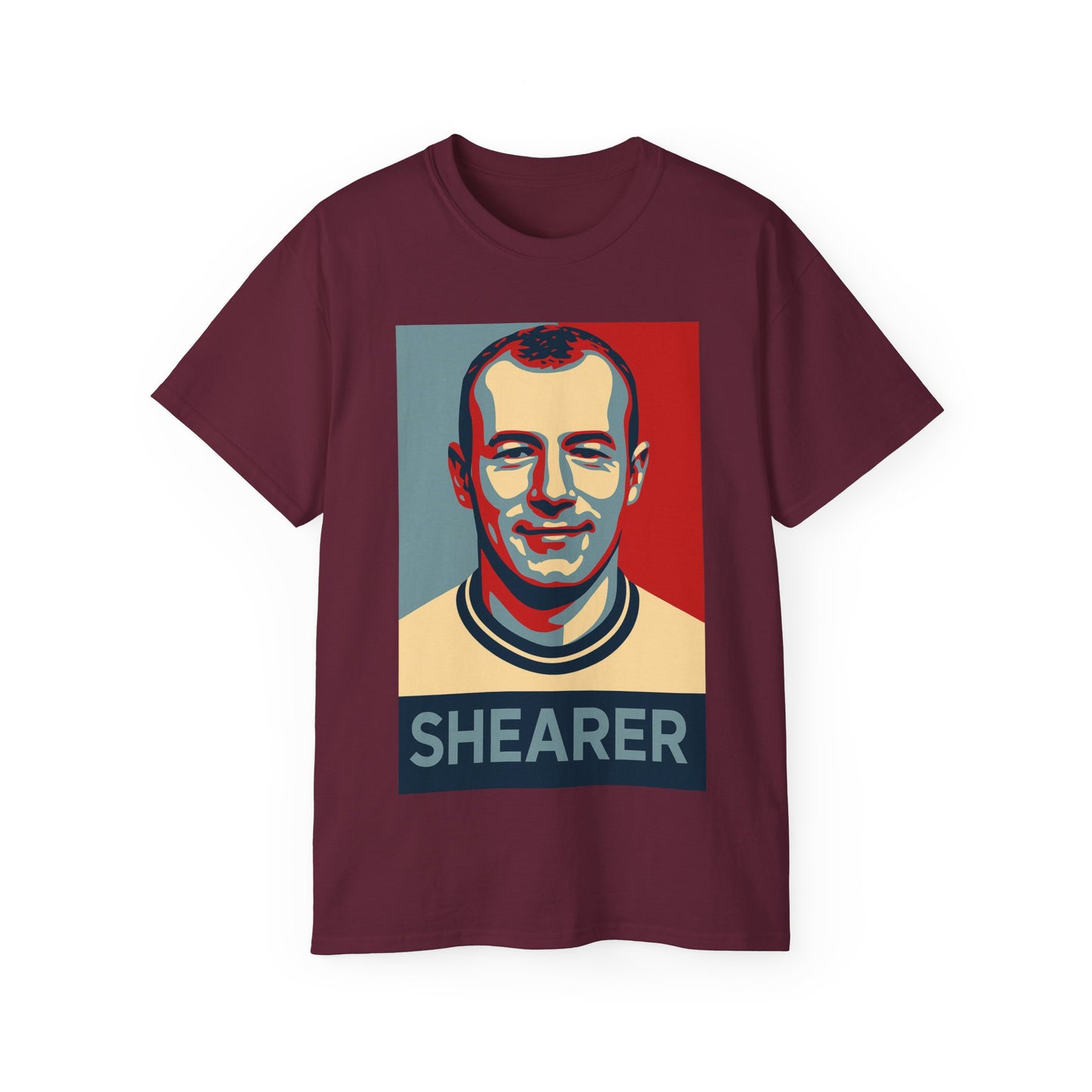 Alan Shearer Hope Poster T-Shirt - England Newcastle United