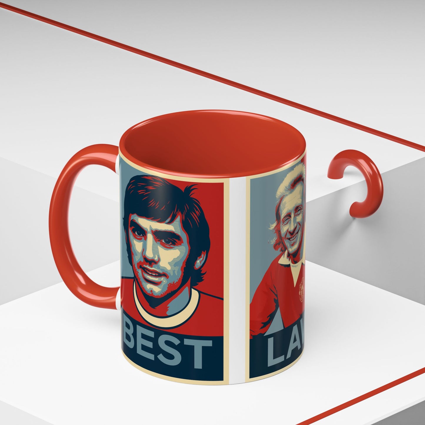 United Trinity Mug - Best Law Charlton - Manchester United