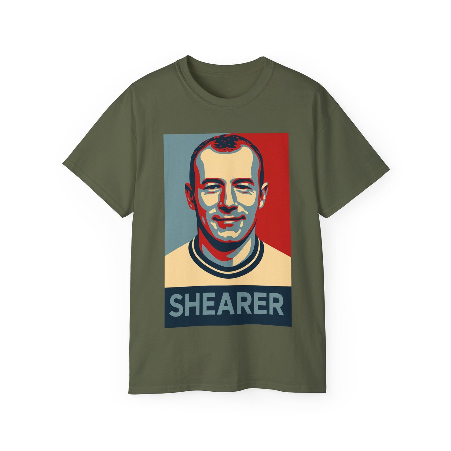 Alan Shearer Hope Poster T-Shirt - England Newcastle United