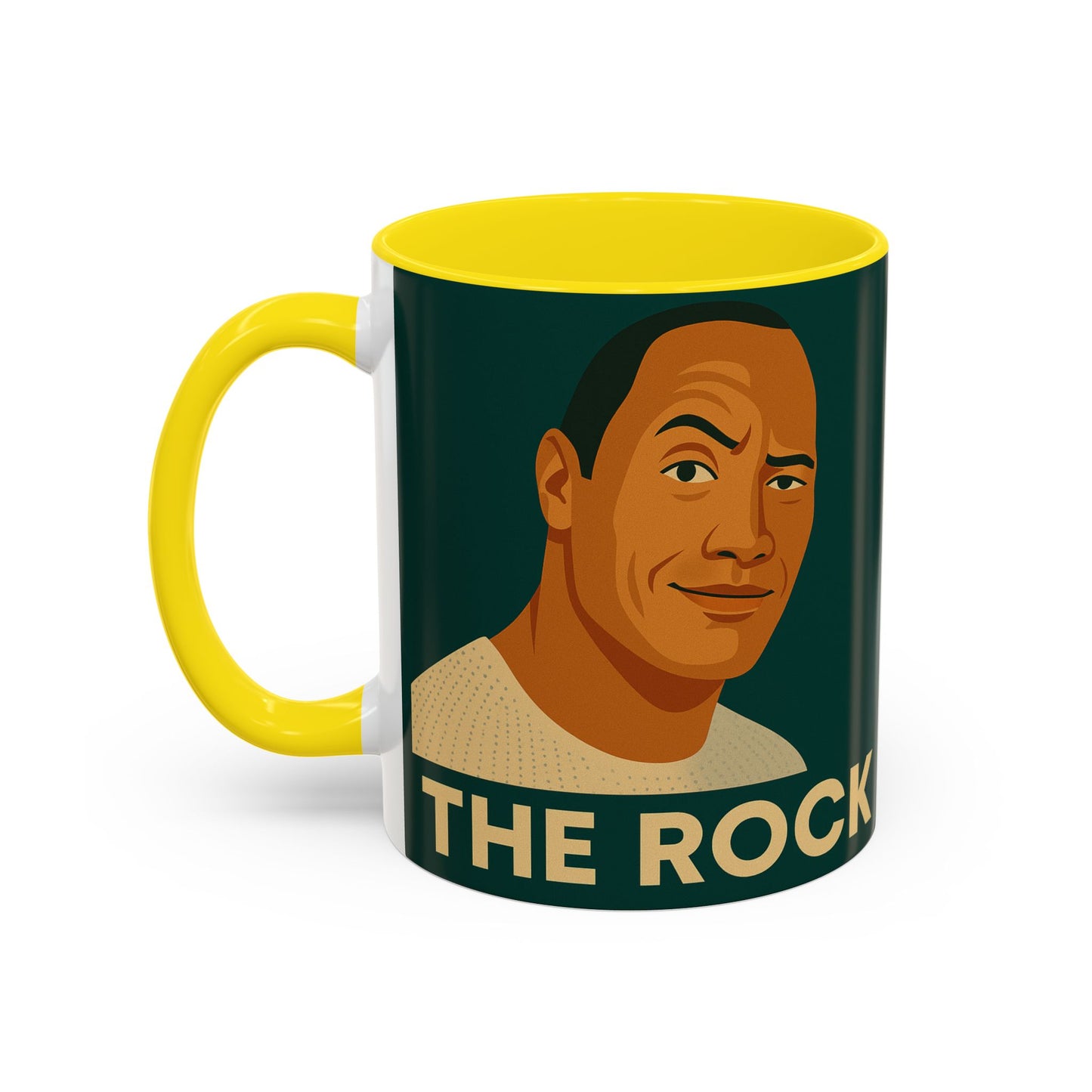 The Rock Coffee Mug, Fun Gift for Fans, Unique Home Decor, Inspirational Drinkware, Collector's Item, Birthday or Holiday Gift