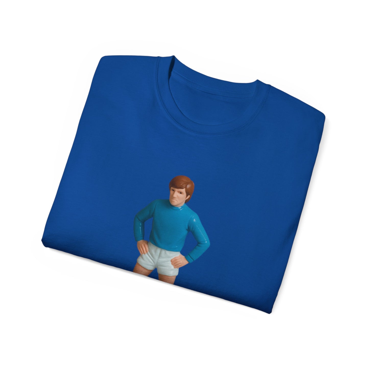 Colin Bell Cartoon Subbuteo T-Shirt - Manchester City