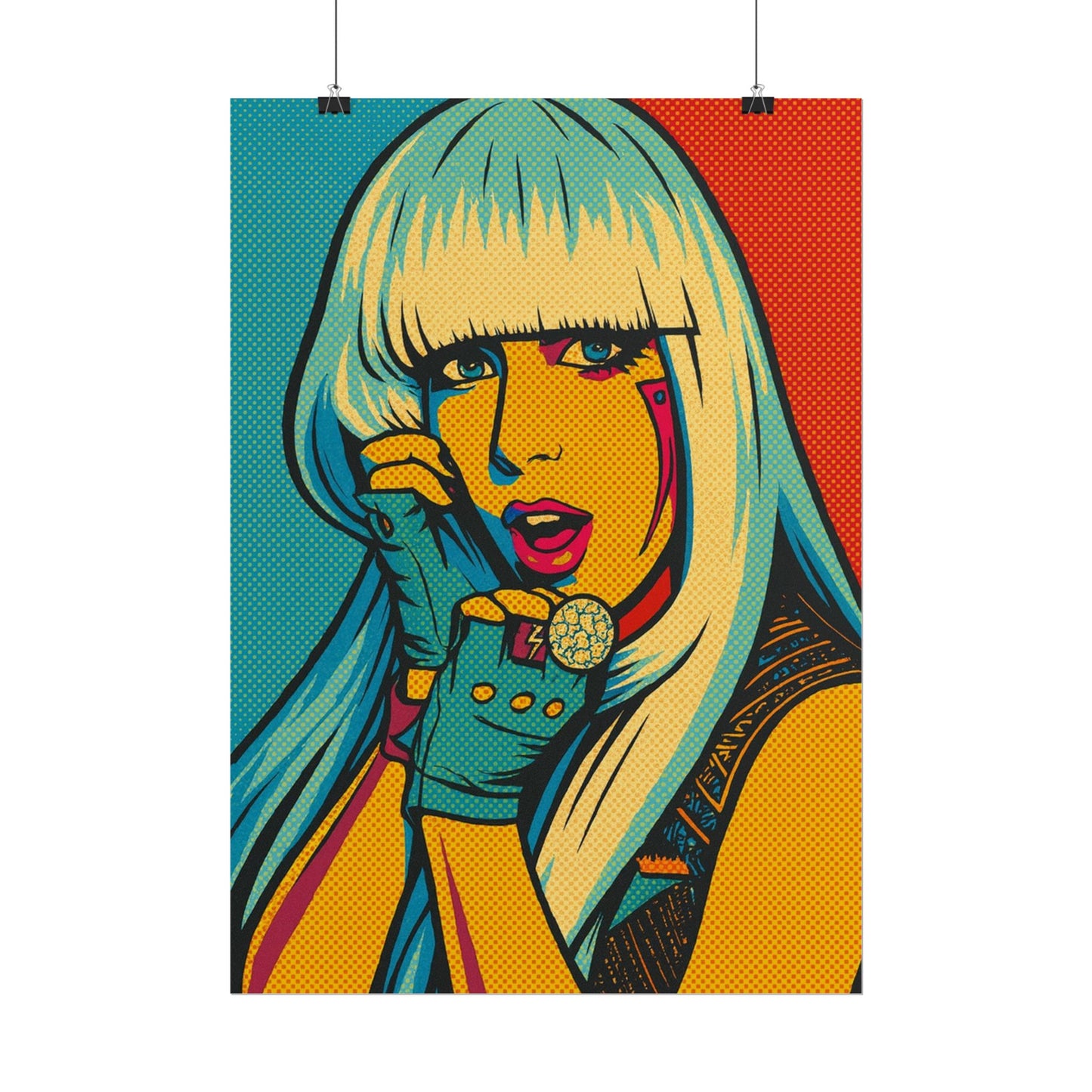 Lady G a g a Pop Art Poster