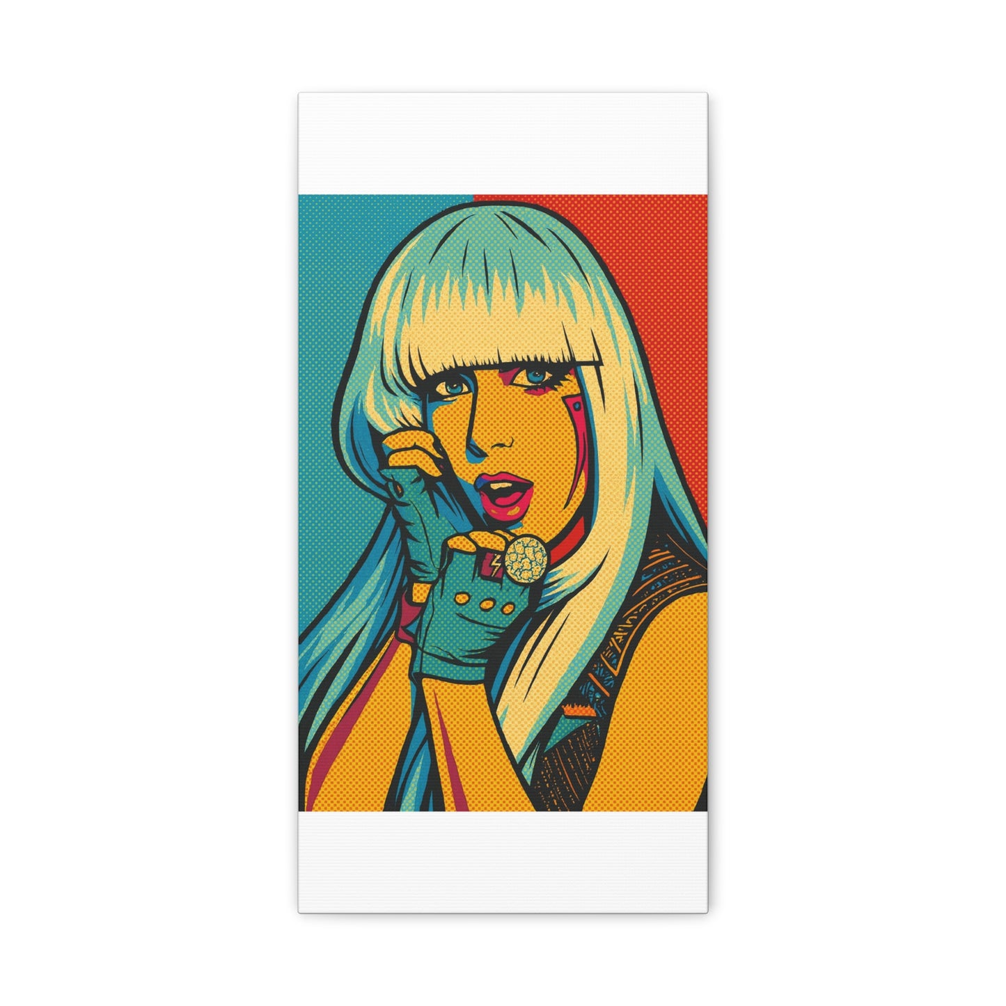 Lady G a g a Pop Art Canvas