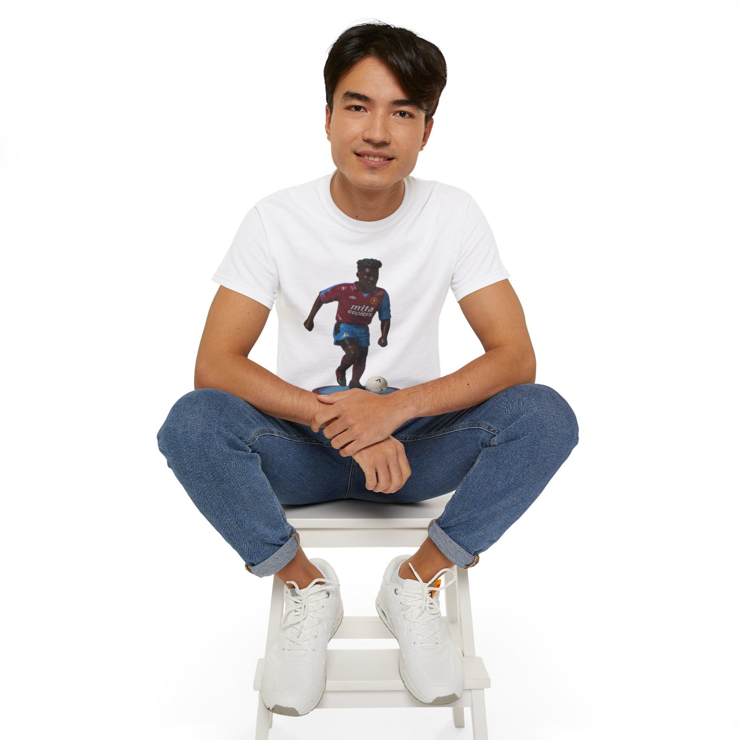 Tony Daley Subbuteo T-Shirt - Aston Villa