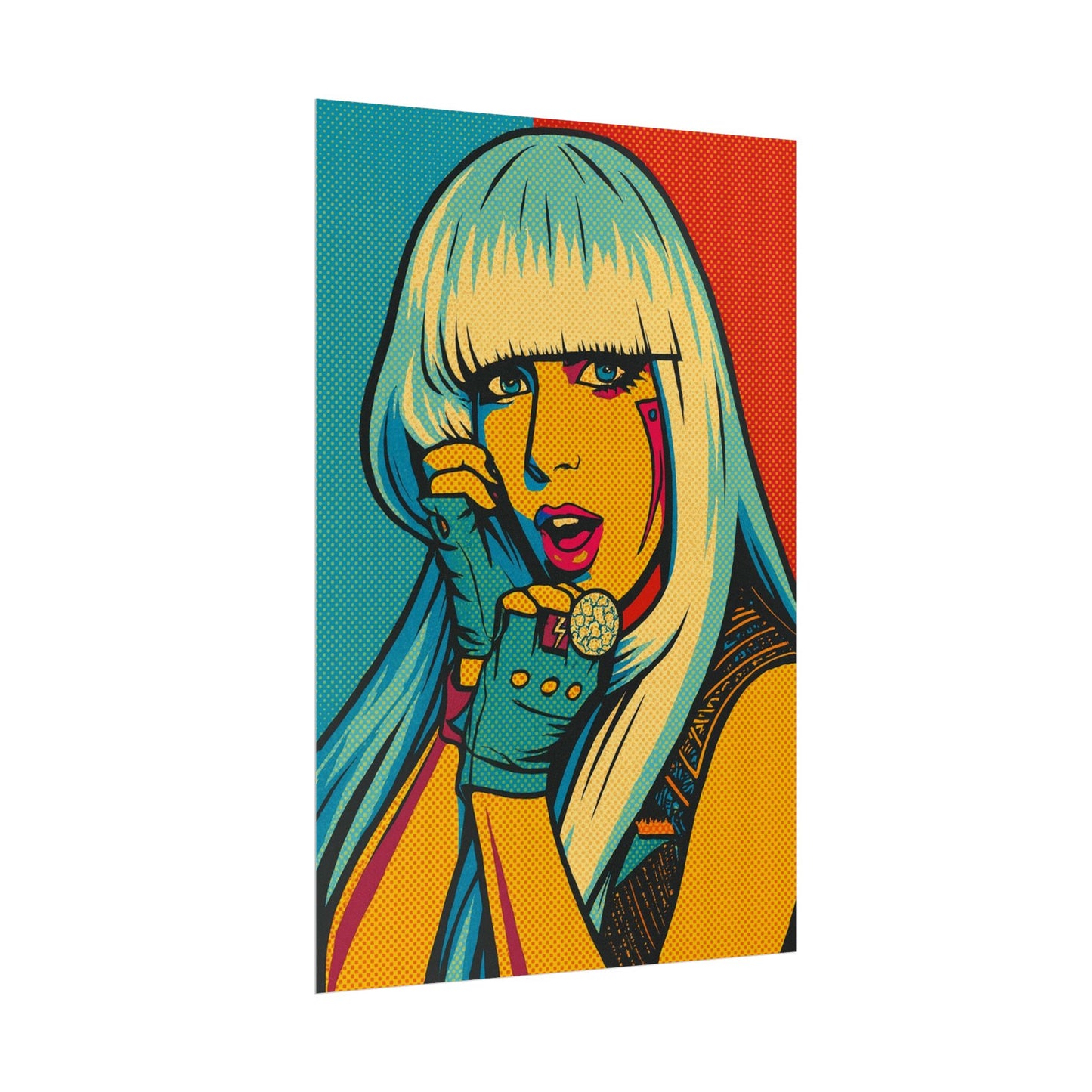 Lady G a g a Pop Art Poster