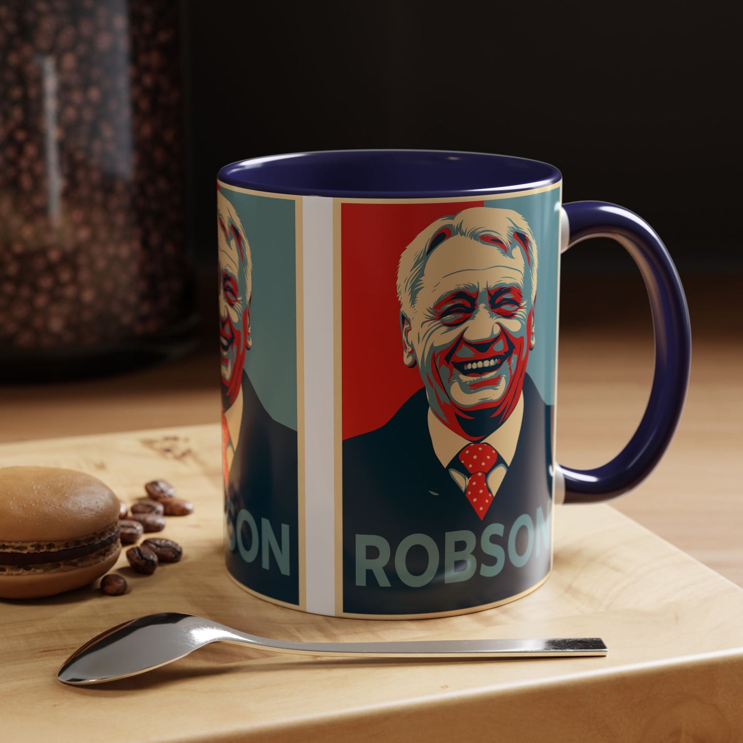 Bobby Robson Hope Poster Mug - Newcastle United Ipswich Town