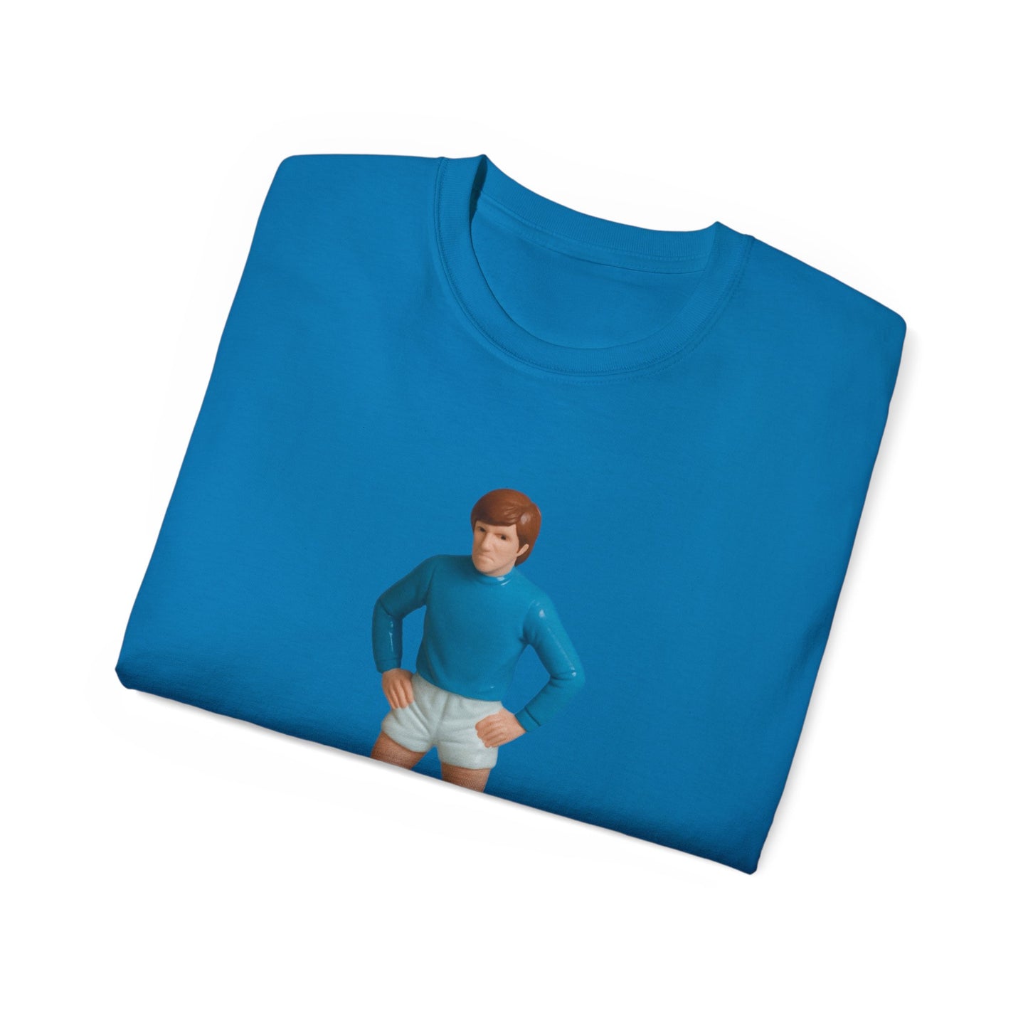 Colin Bell Cartoon Subbuteo T-Shirt - Manchester City
