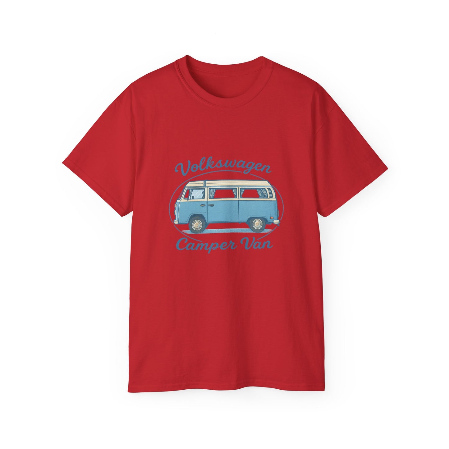Volkswagen Camper Van Blue Side T-Shirt