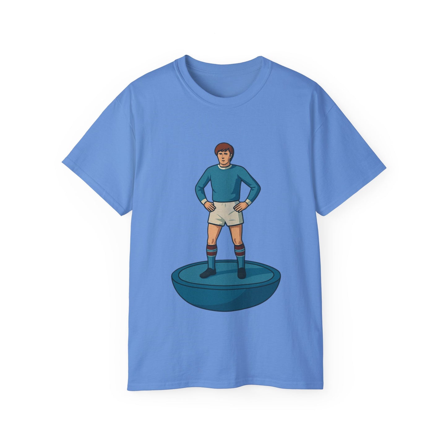 Colin Bell Cartoon Subbuteo T-Shirt - Manchester City