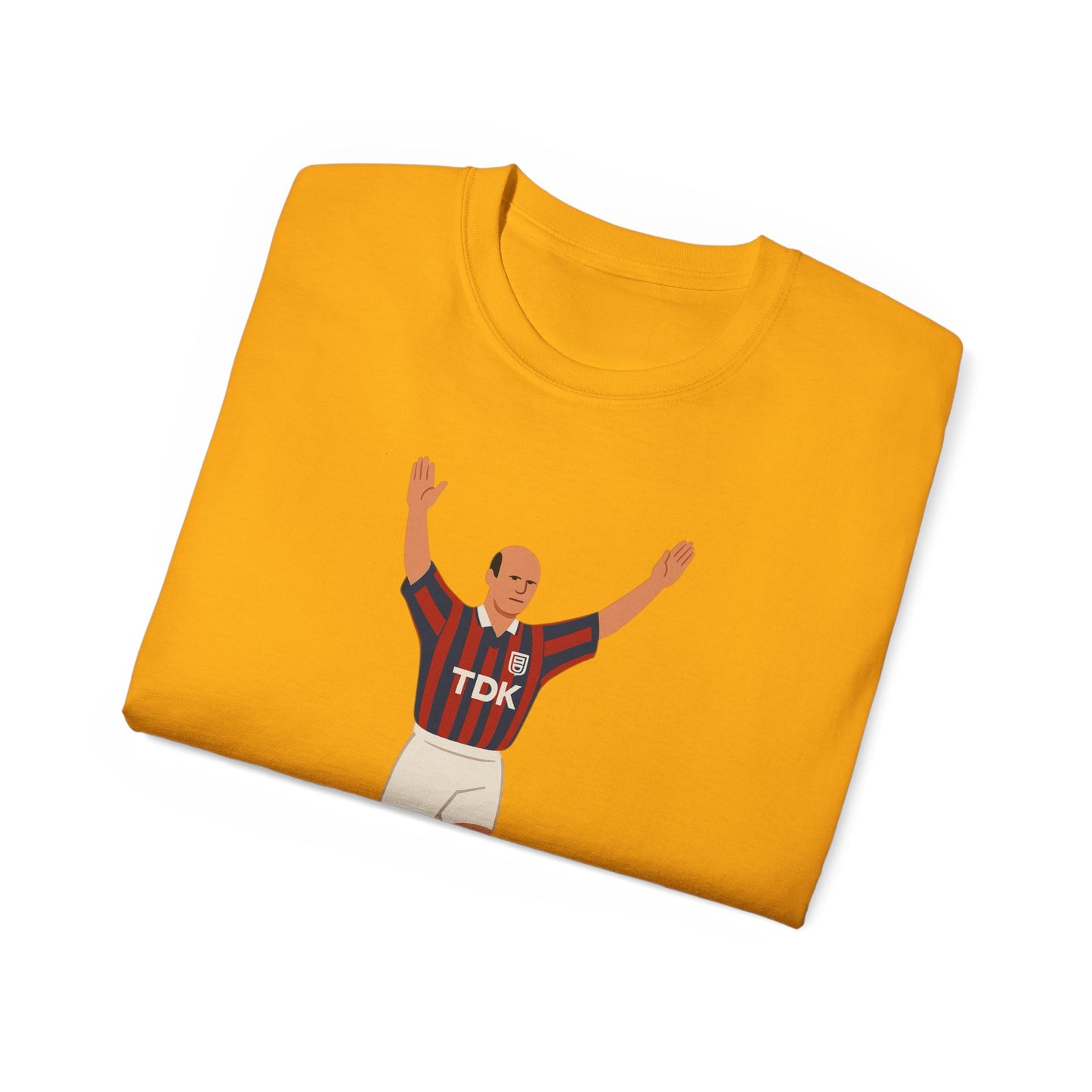 Attilio Lombardo Cartoon Subbuteo T-Shirt - Crystal Palace