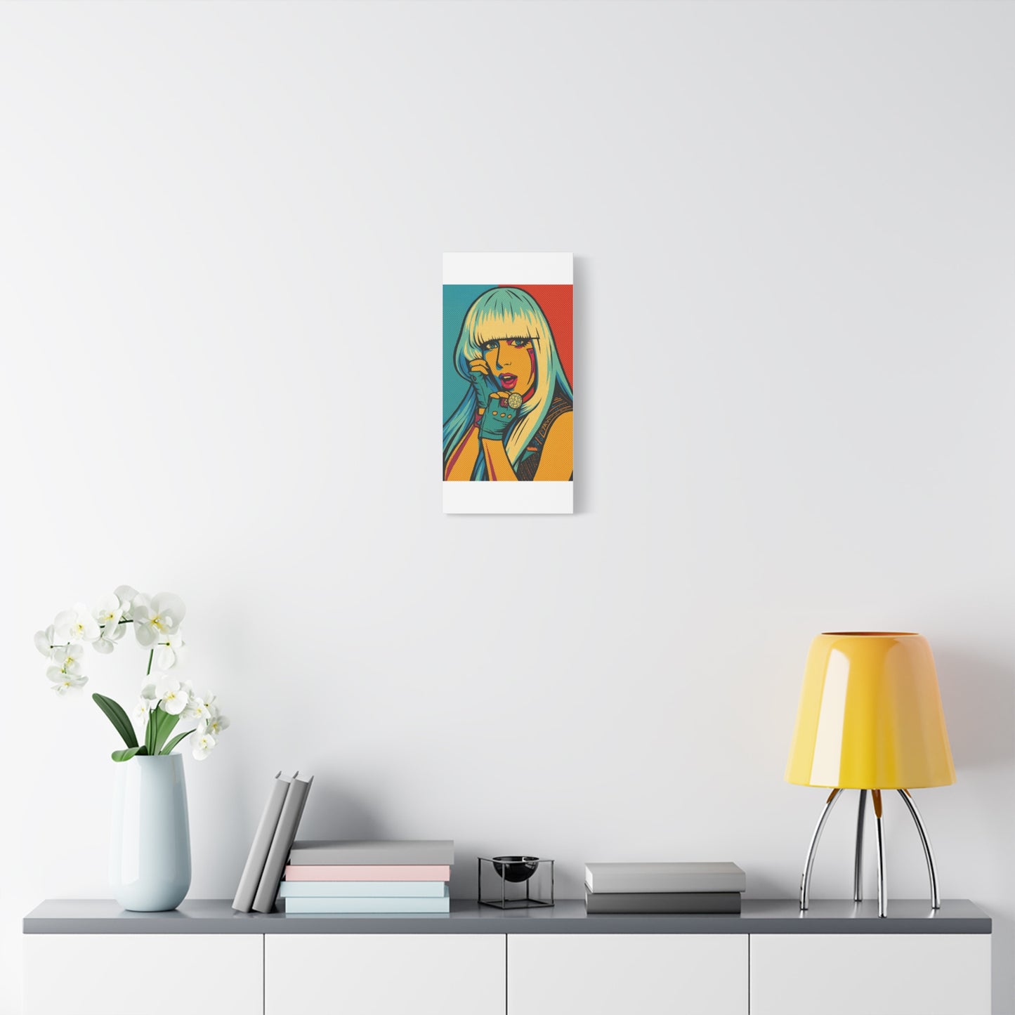 Lady G a g a Pop Art Canvas